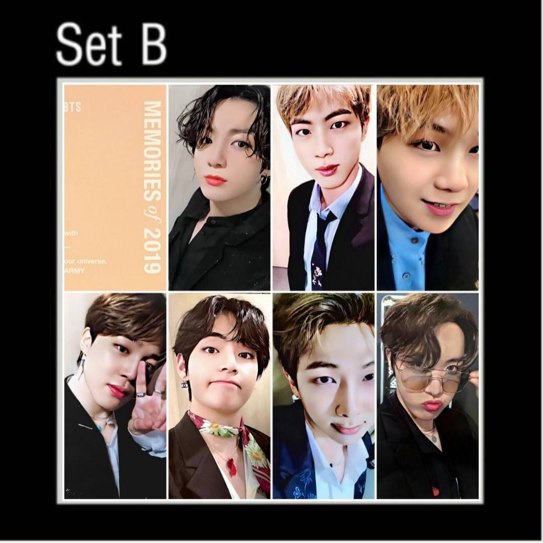 BTS Memories 2019 Blu-ray Photocard V Jungkook JIMIN SUGA RM