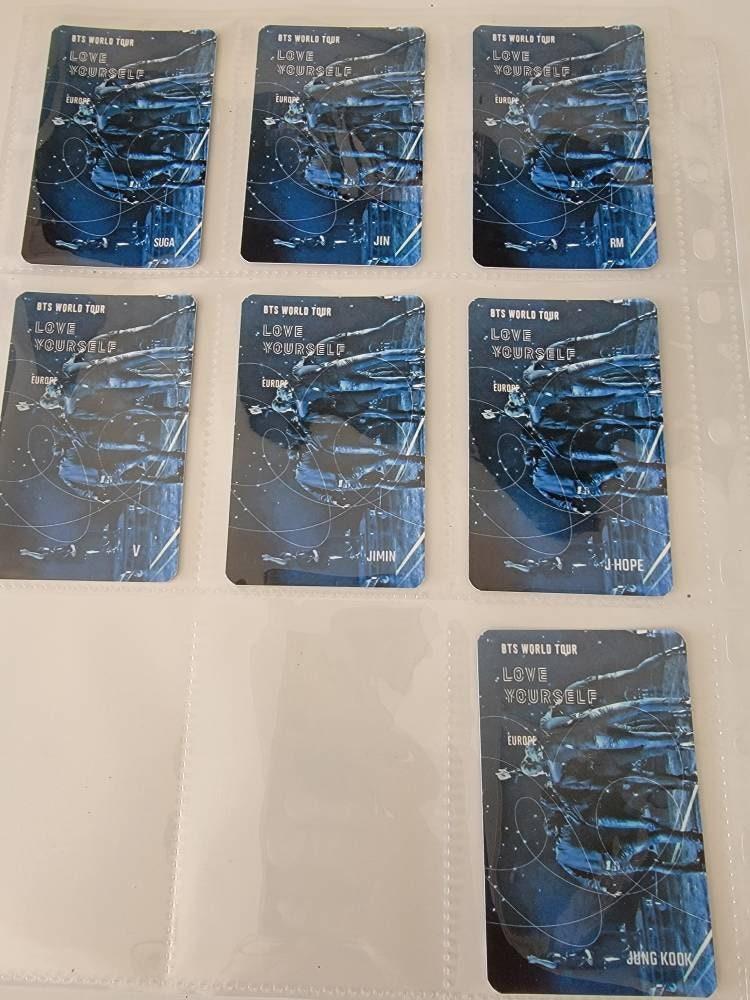 BTS Love Yourself Europe Blu ray Photocards