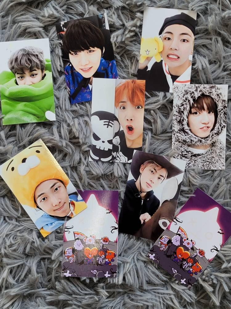 BTS 2016 Halloween Selfie Photocards