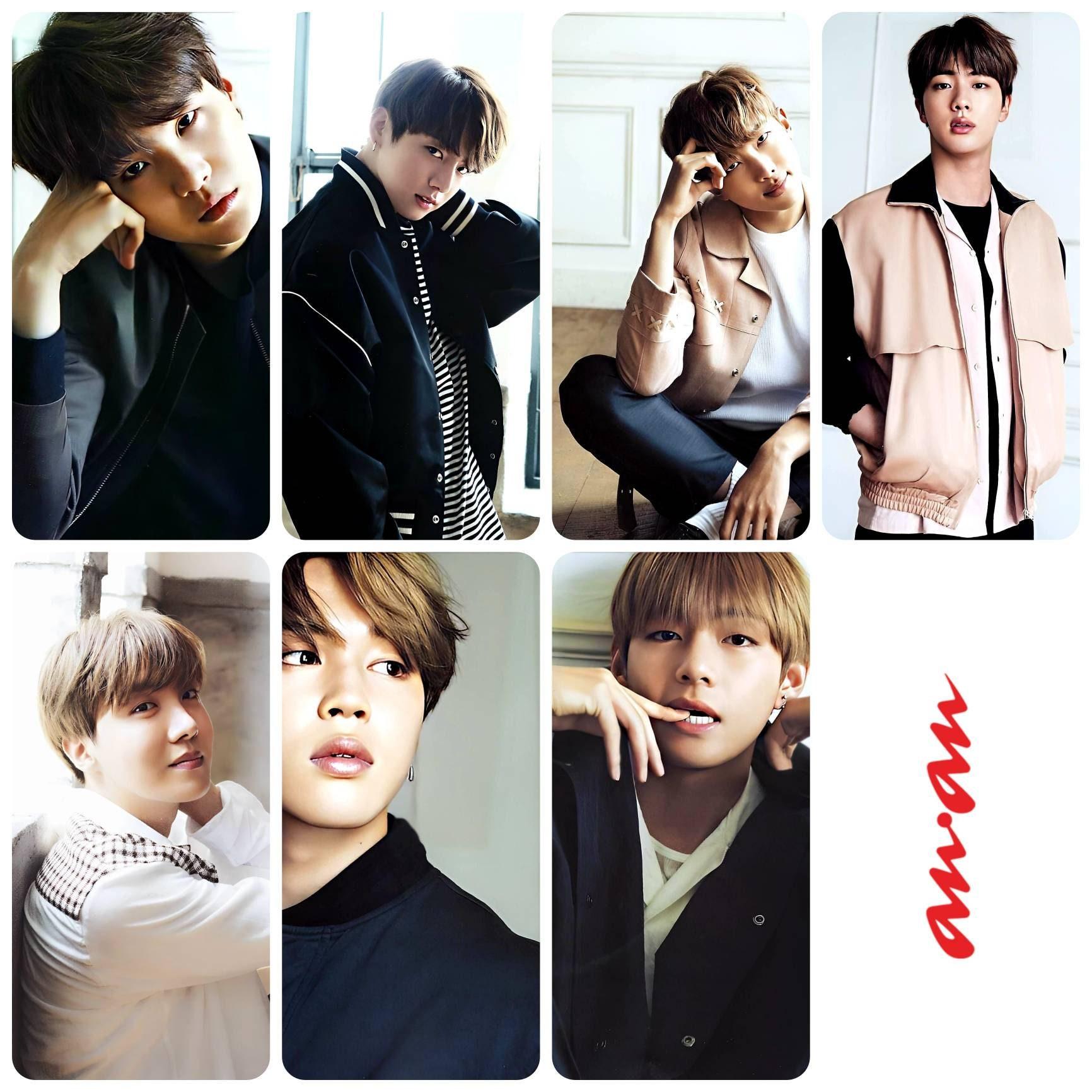 BTS X Anan Magazine 2017 photocards