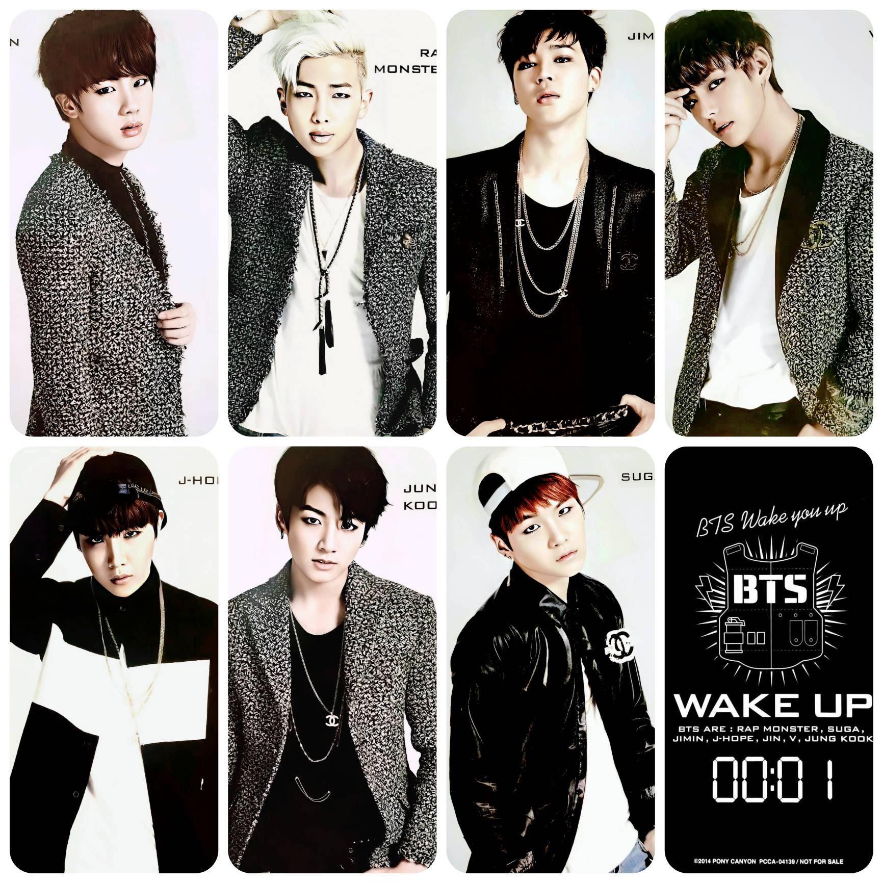 BTS First Japan Tour Wake Up Photocards | Army Corner Store