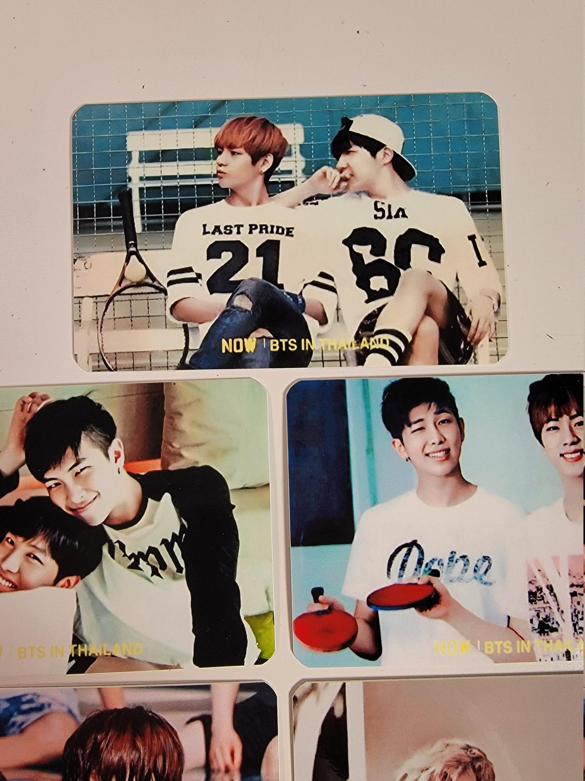 BTS NOW Thailand Photocards