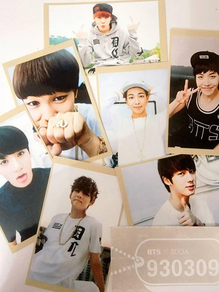 BTS Seasons Greetings 2014 1st Fan club Diary Photocards 
