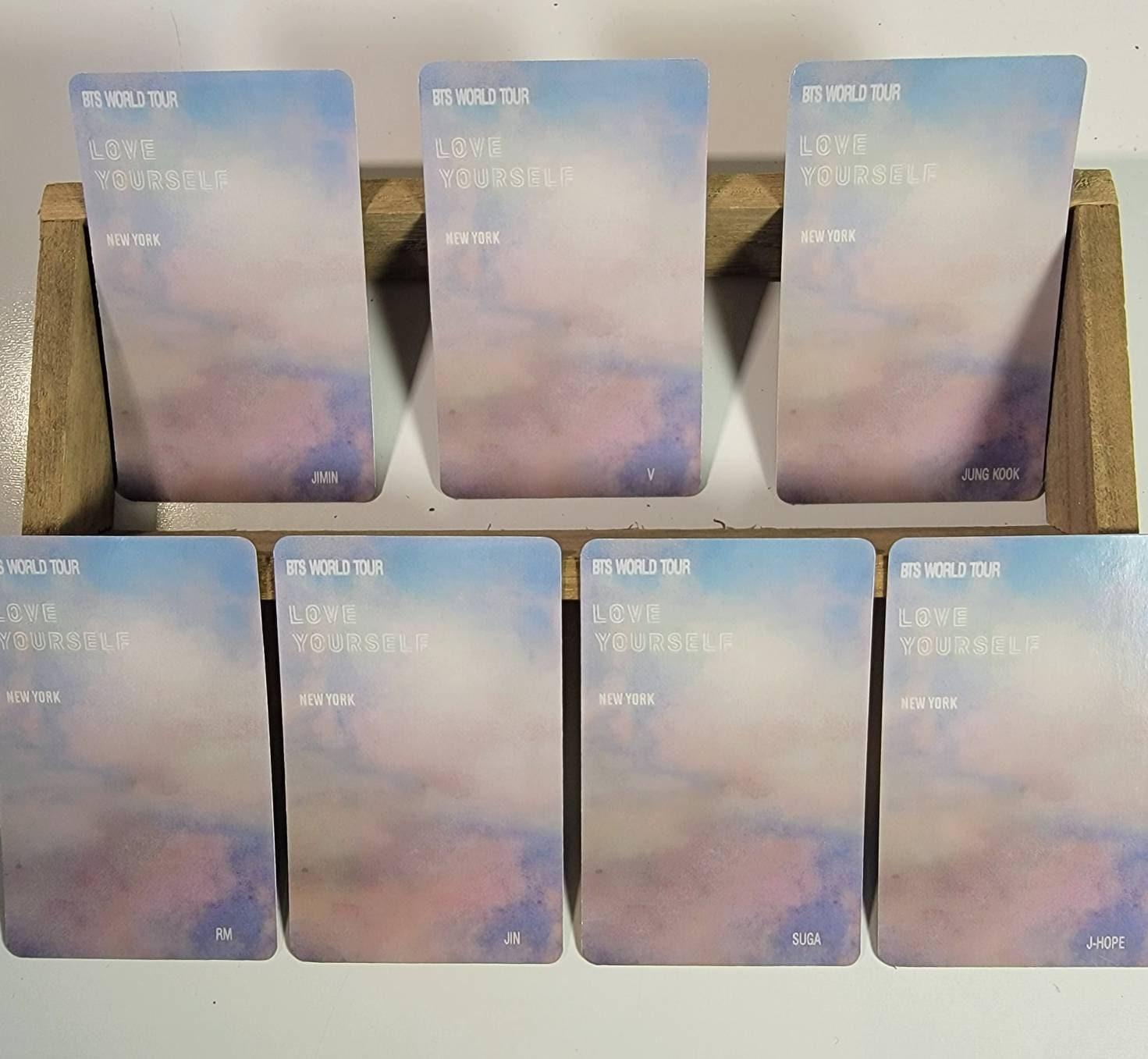 Love Yourself World Tour NEW YORK DVD photocards