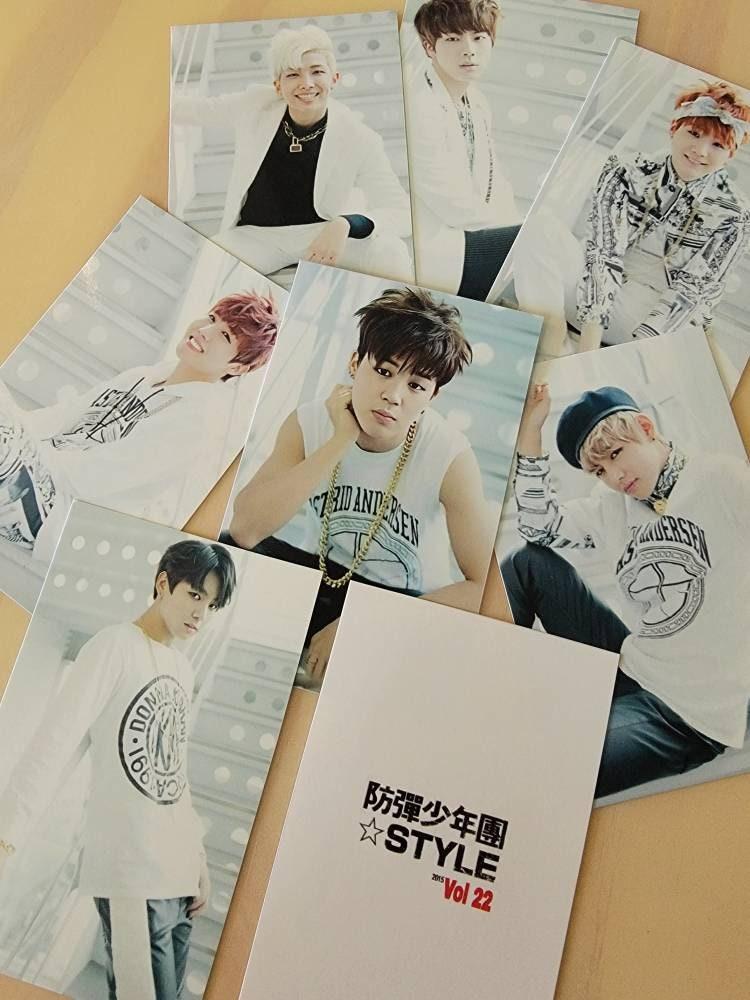 BTS Oricon Style 2015 Photo Cards