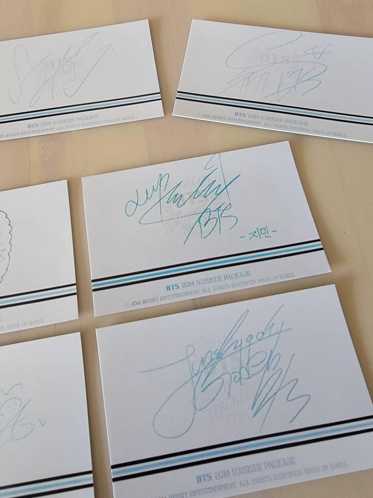 BTS Summer Package 2014 Photocards