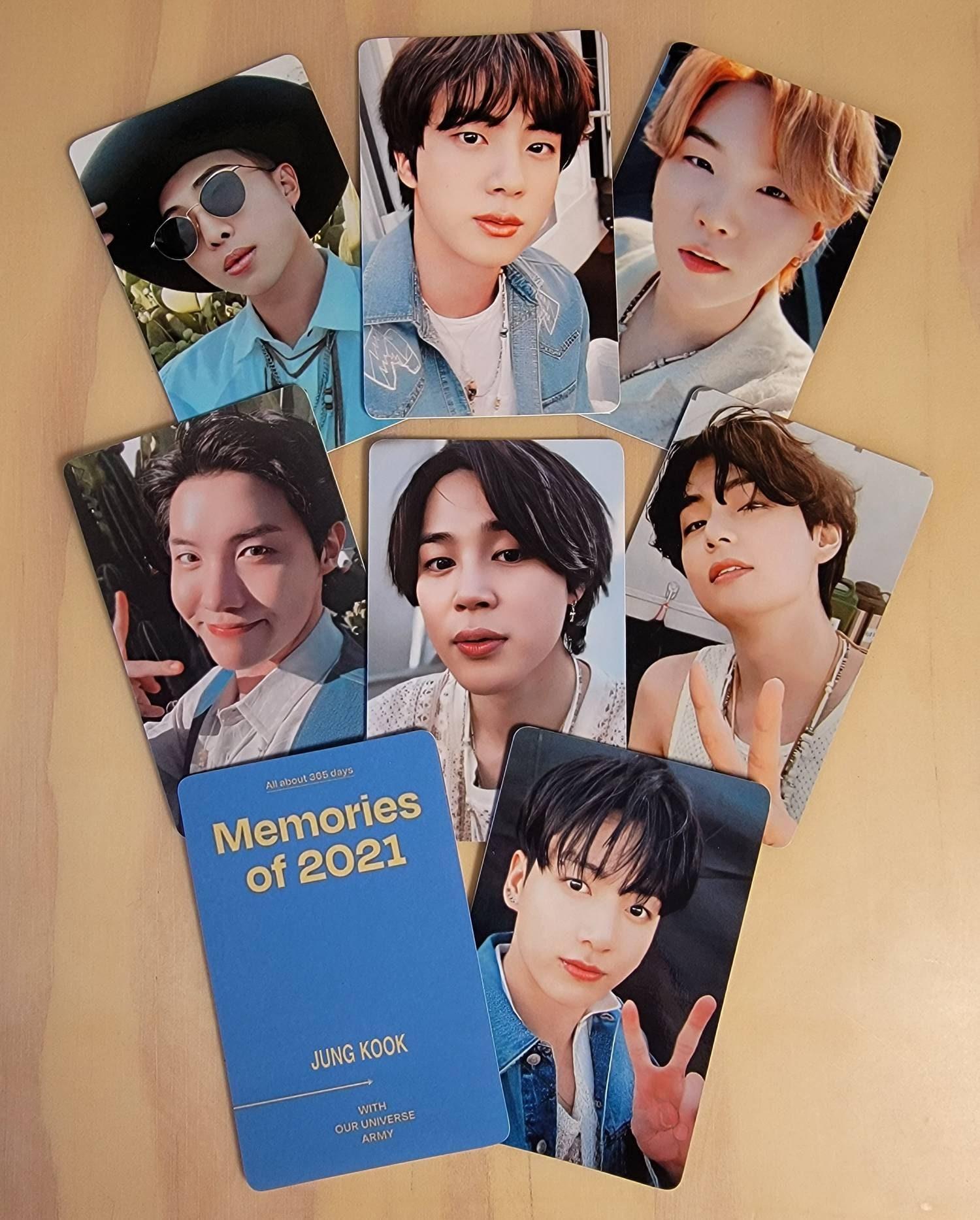 BTS - Memories 2021 DVD Photocards