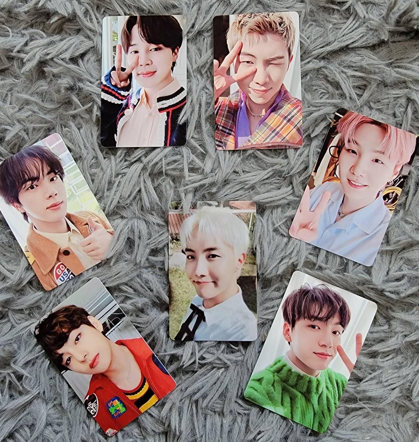 BTS Memories 2021 Blu ray Photocards