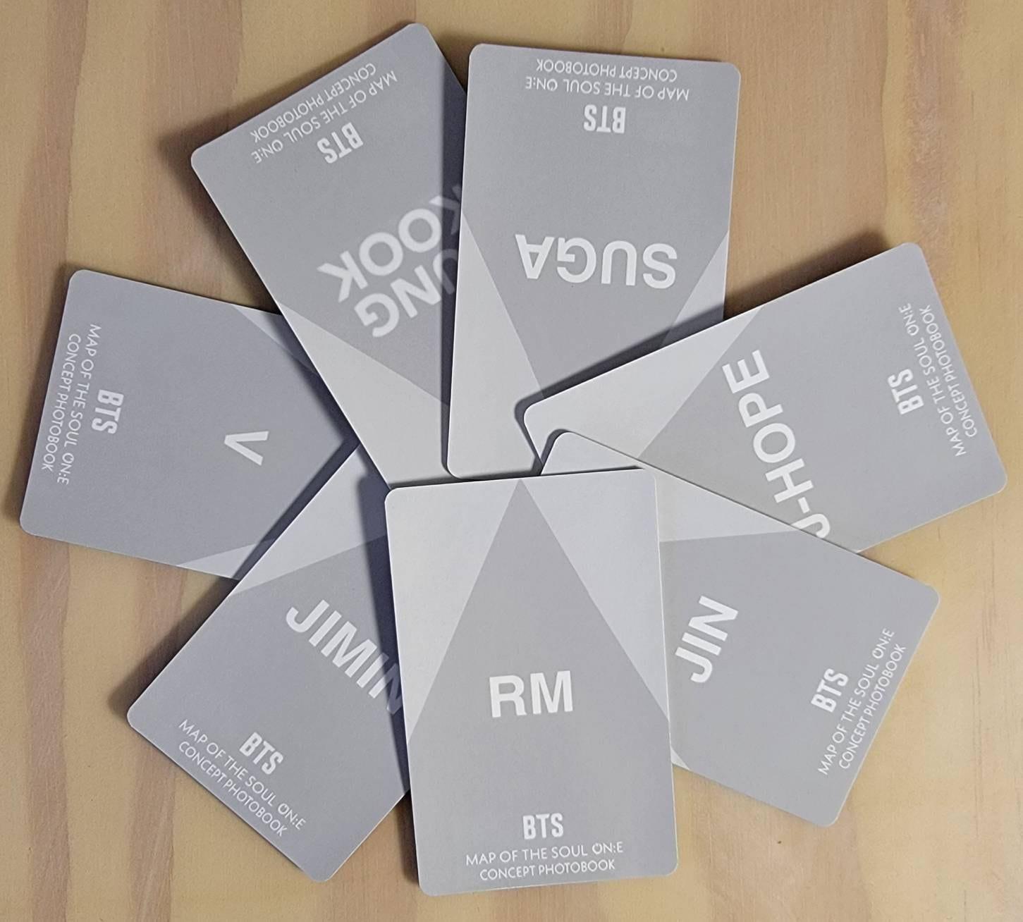BTS - MOTS ON:E Clue Photo Cards