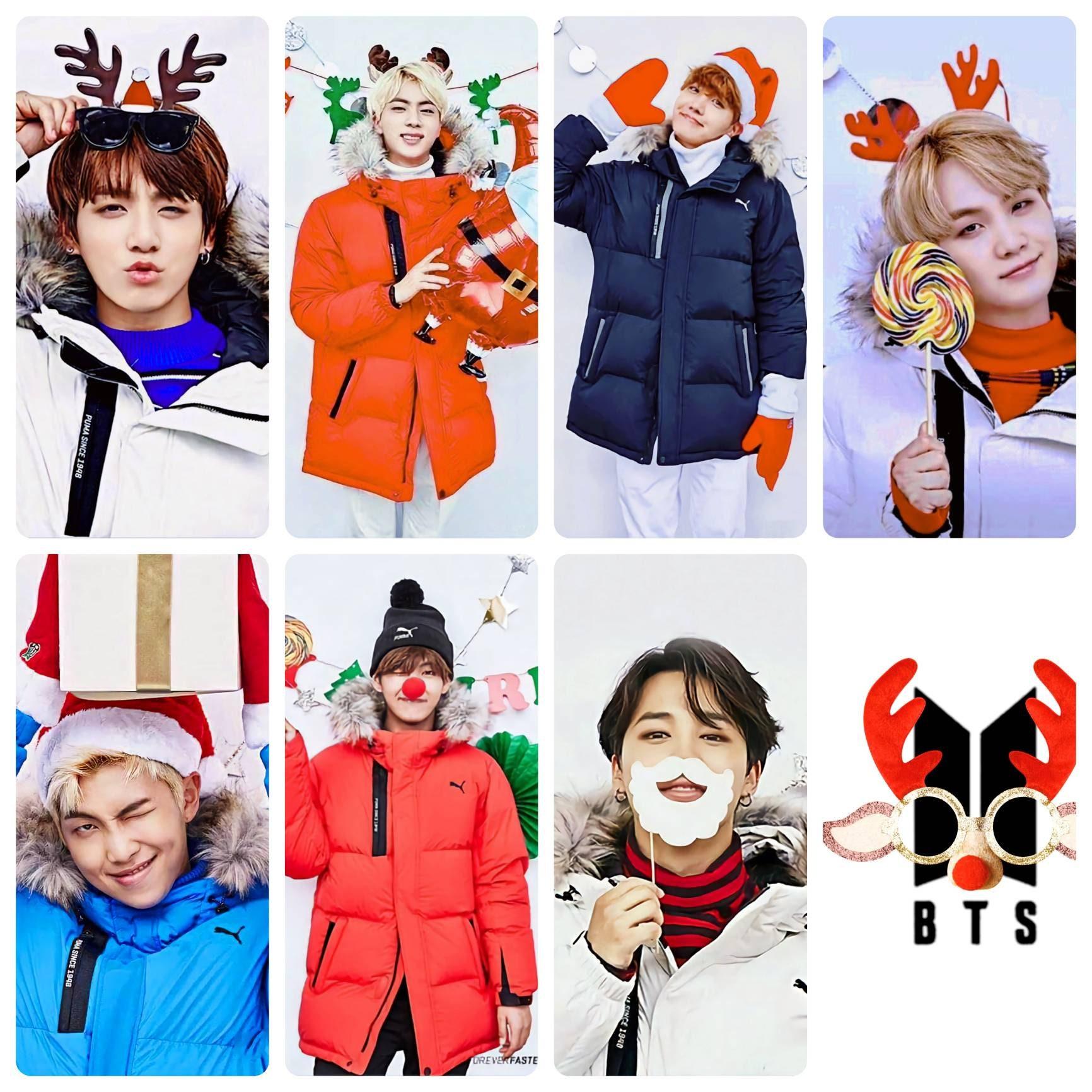 BTS x Puma - 2017 Christmas Photocards