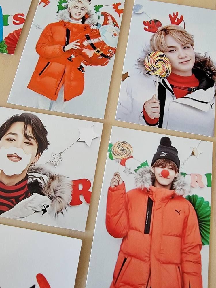 BTS x Puma - 2017 Christmas Photocards
