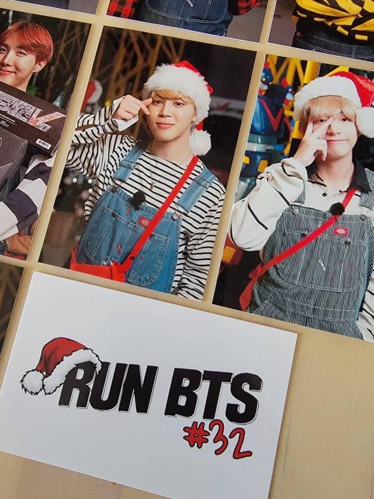Run BTS - episode 32 Christmas Photocards