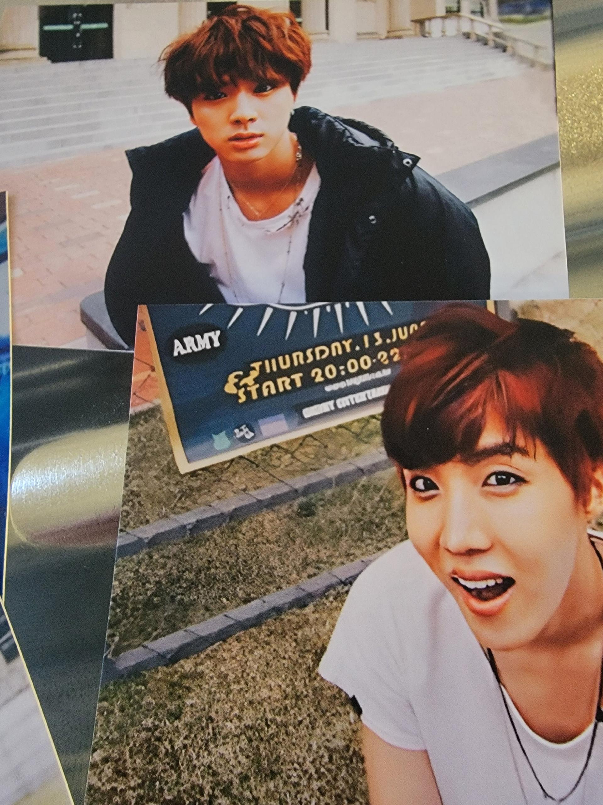 BTS - War of Hormone Broadcast Photocards 