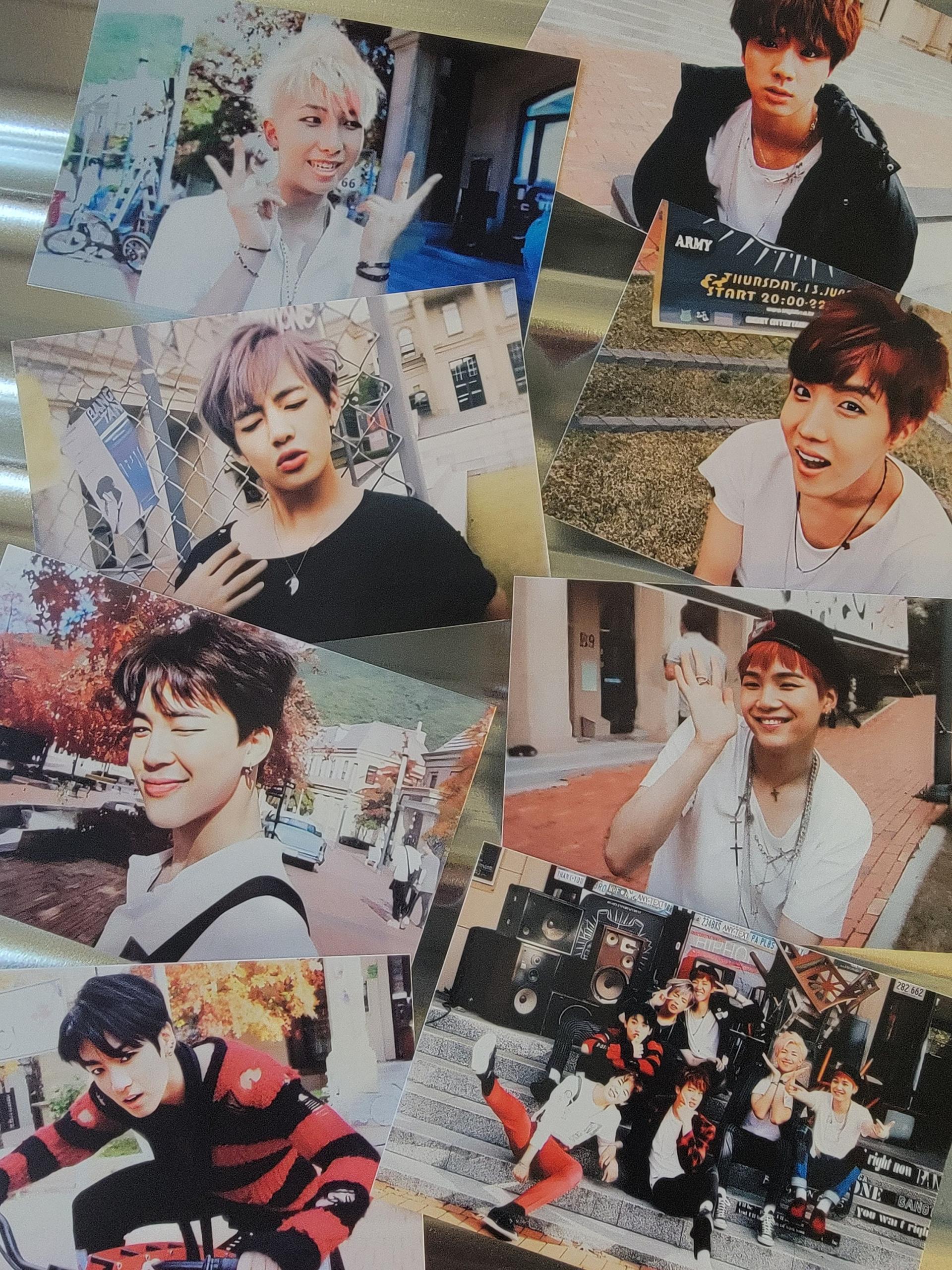 BTS - War of Hormone Broadcast Photocards 