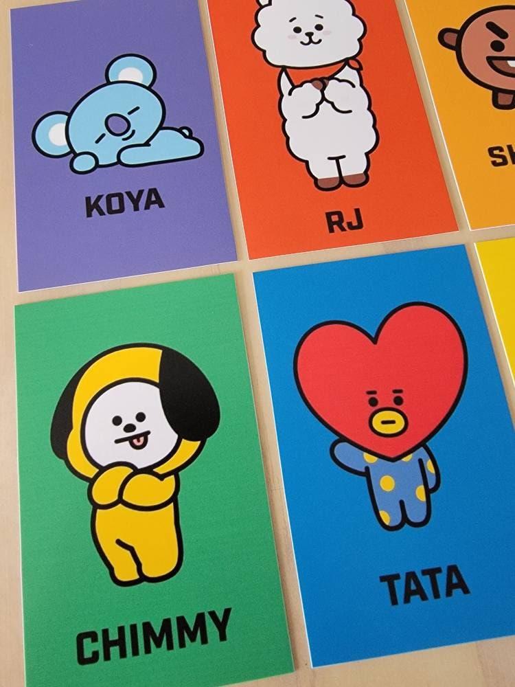 BTS BT21 Photocards