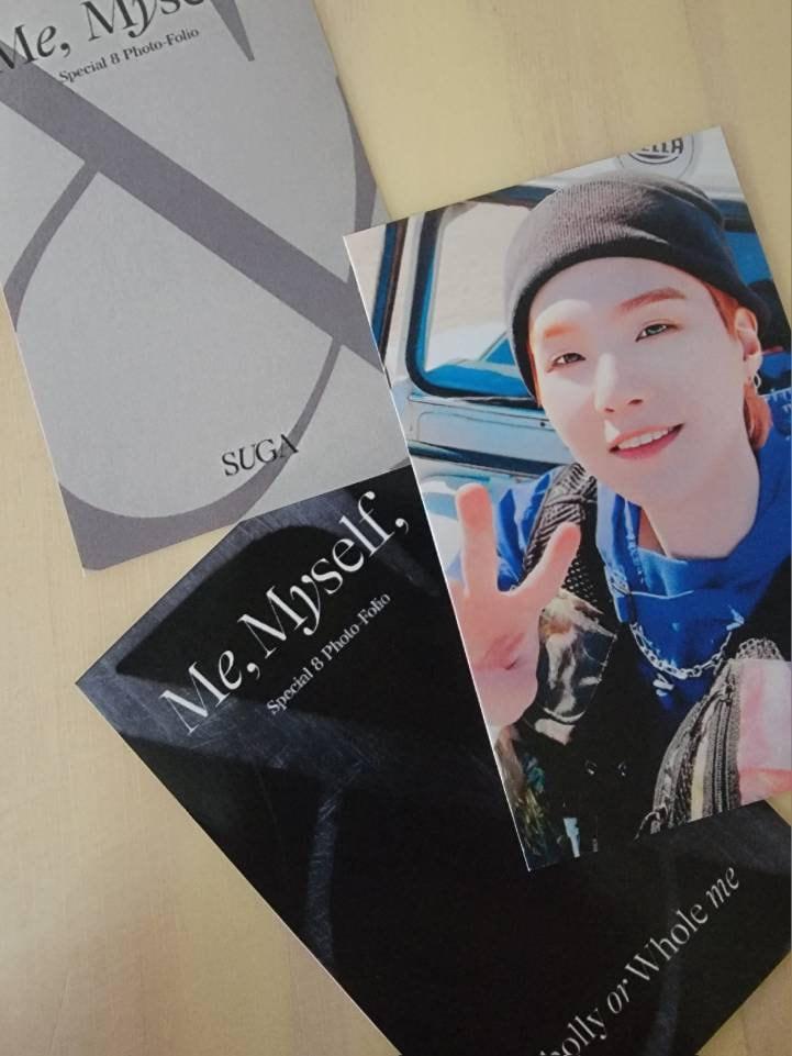 Suga - Wholly or Whole Me. Me, Myself & I 4 Piece Photocard Set