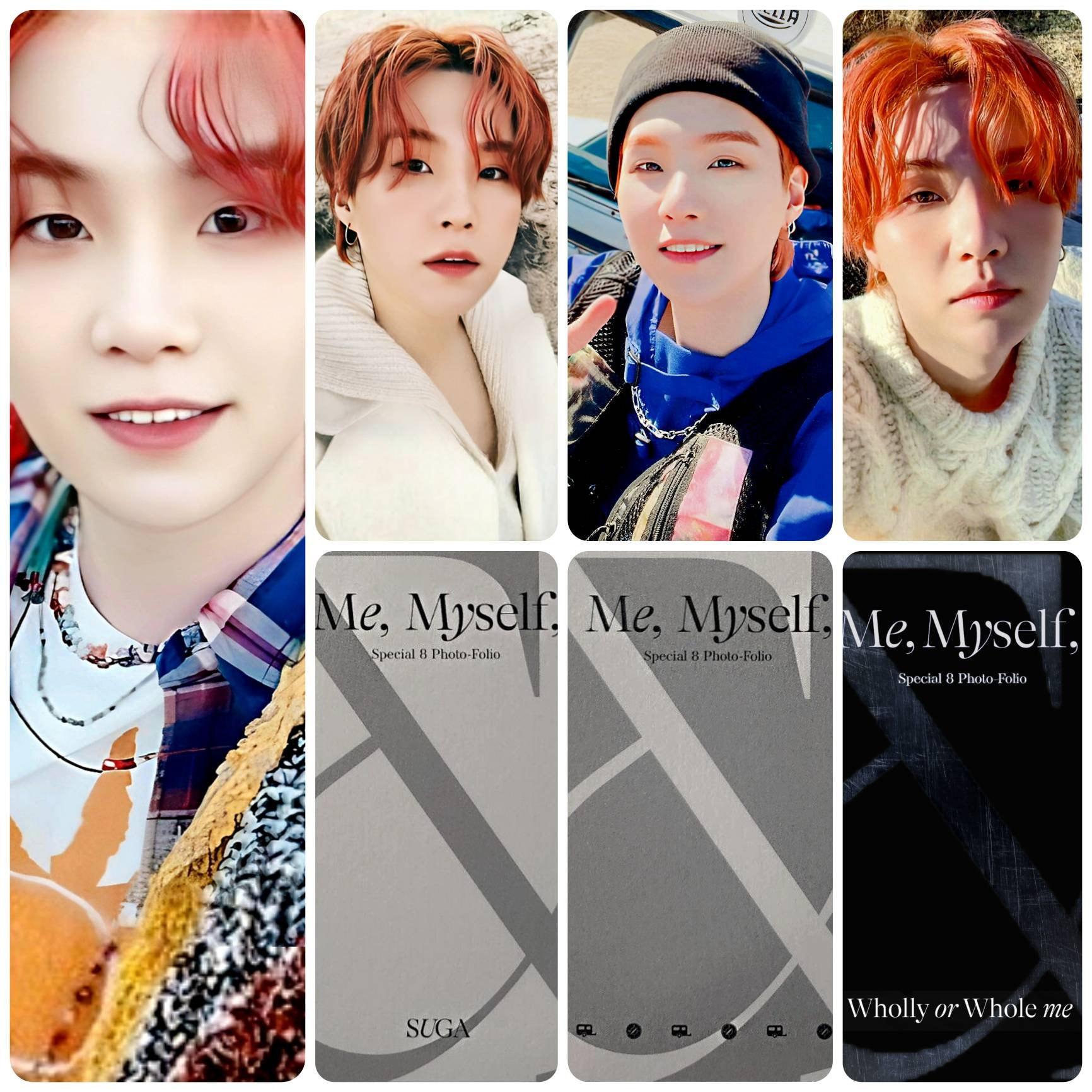 BTS Me, Myself, and SUGA トレカ4枚セット Suga - Wholly or Whole Me. Me, Myself & I 4 Piece Photocard Set