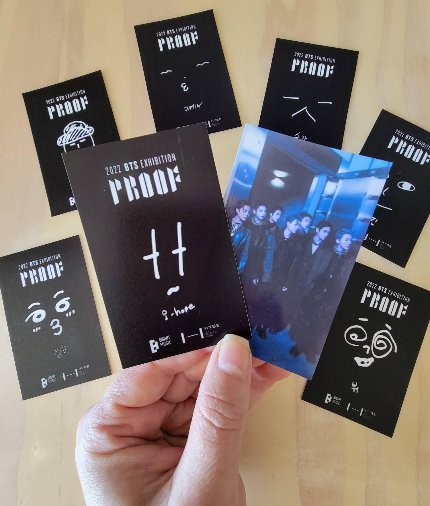 BTS - PROOF EXHIBITION Visitor Only Limited Photo Cards | Stay DeLulu!