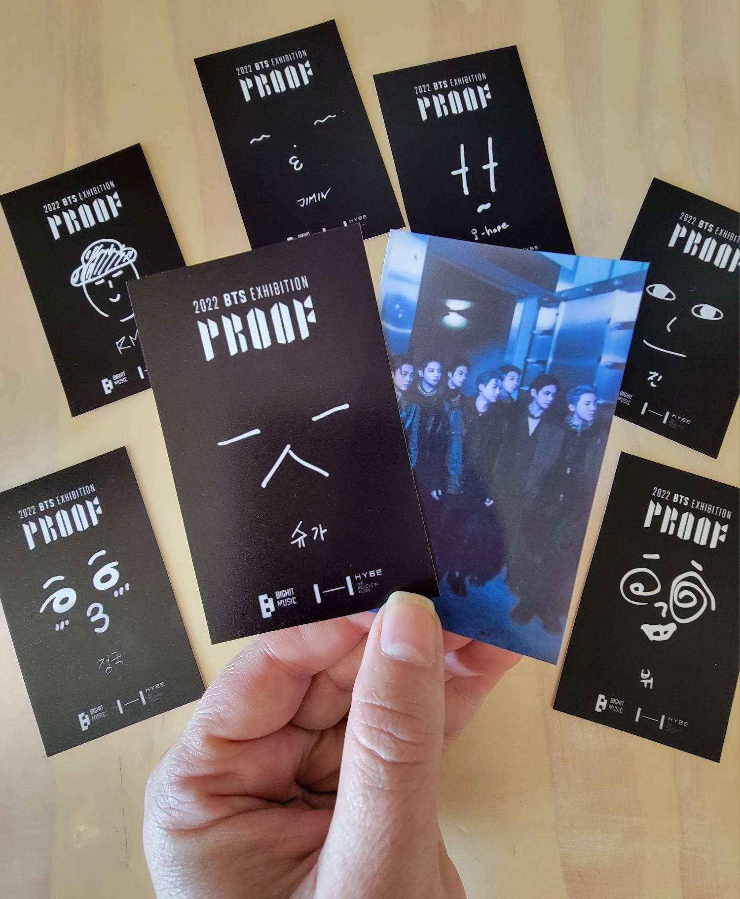 BTS - PROOF EXHIBITION Visitor Only Limited Photo Cards | Stay DeLulu!