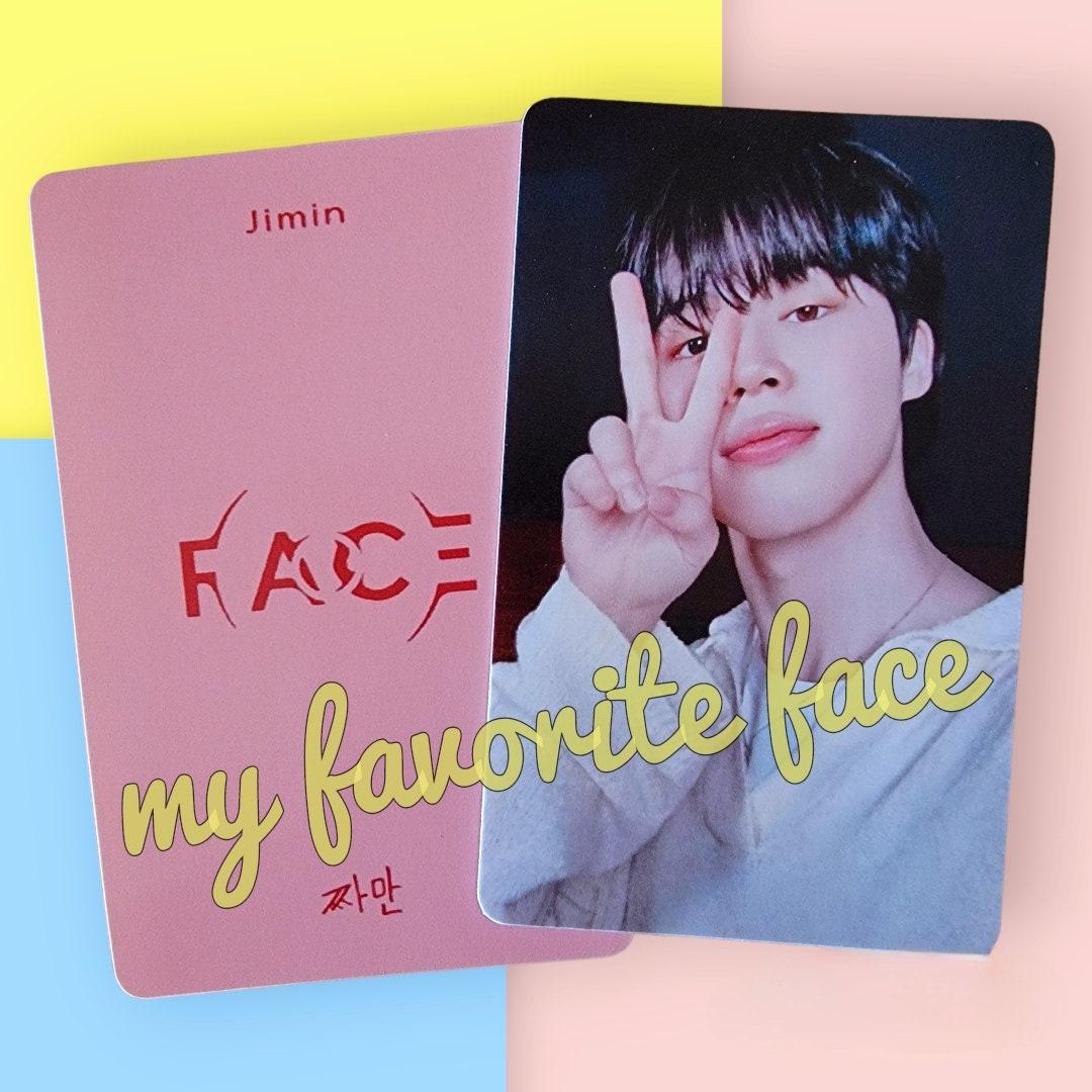 Jimin Face Lucky Draw Photocard Sets Army Corner Store