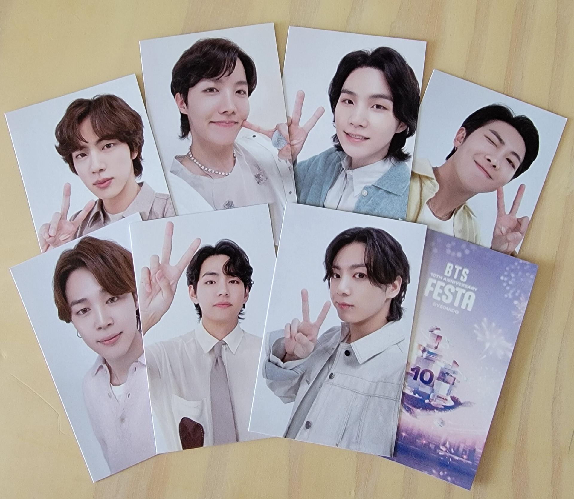 BTS - 10th Festa Army Lounge Photocards