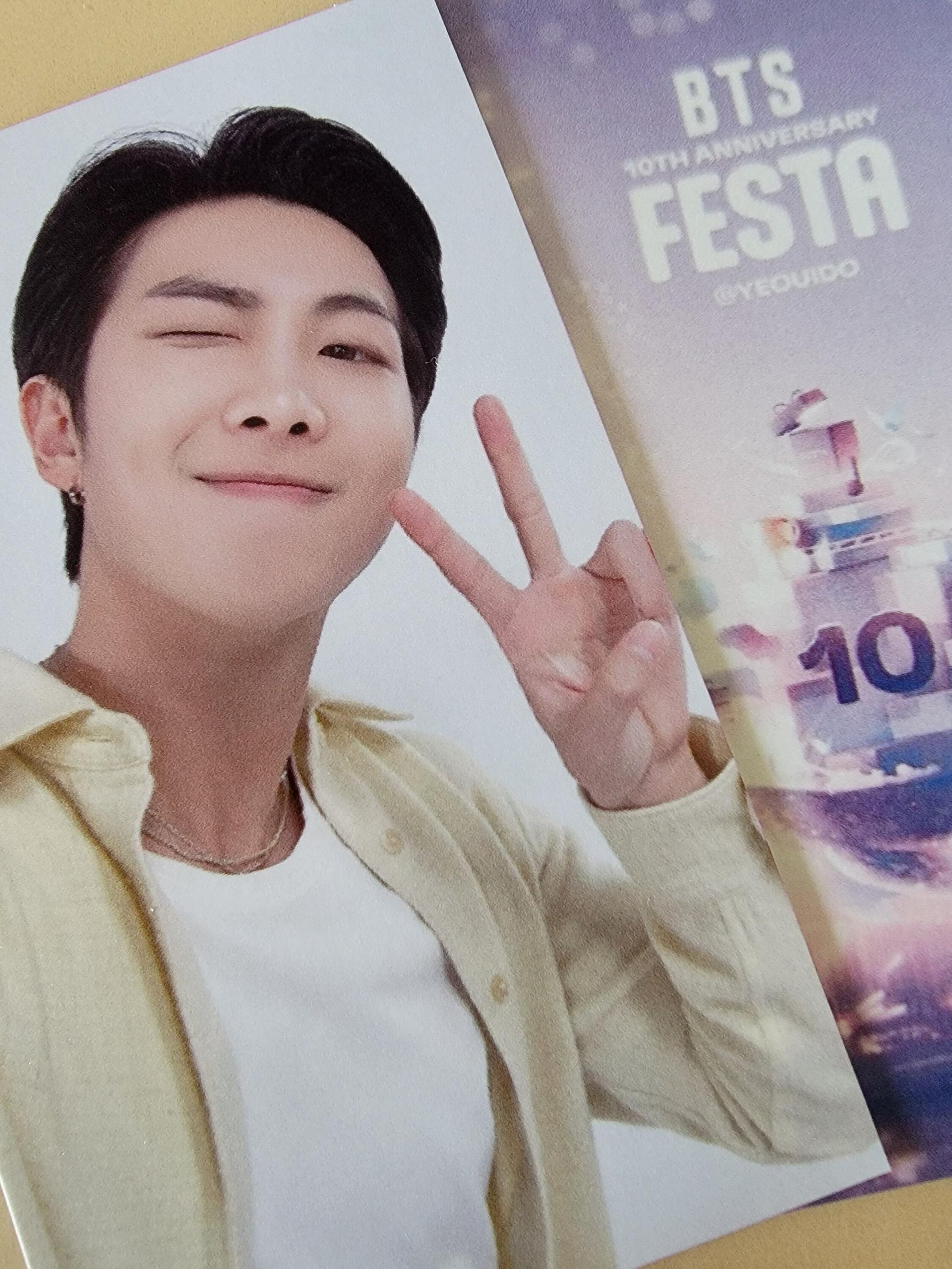 BTS - 10th Festa Army Lounge Photocards