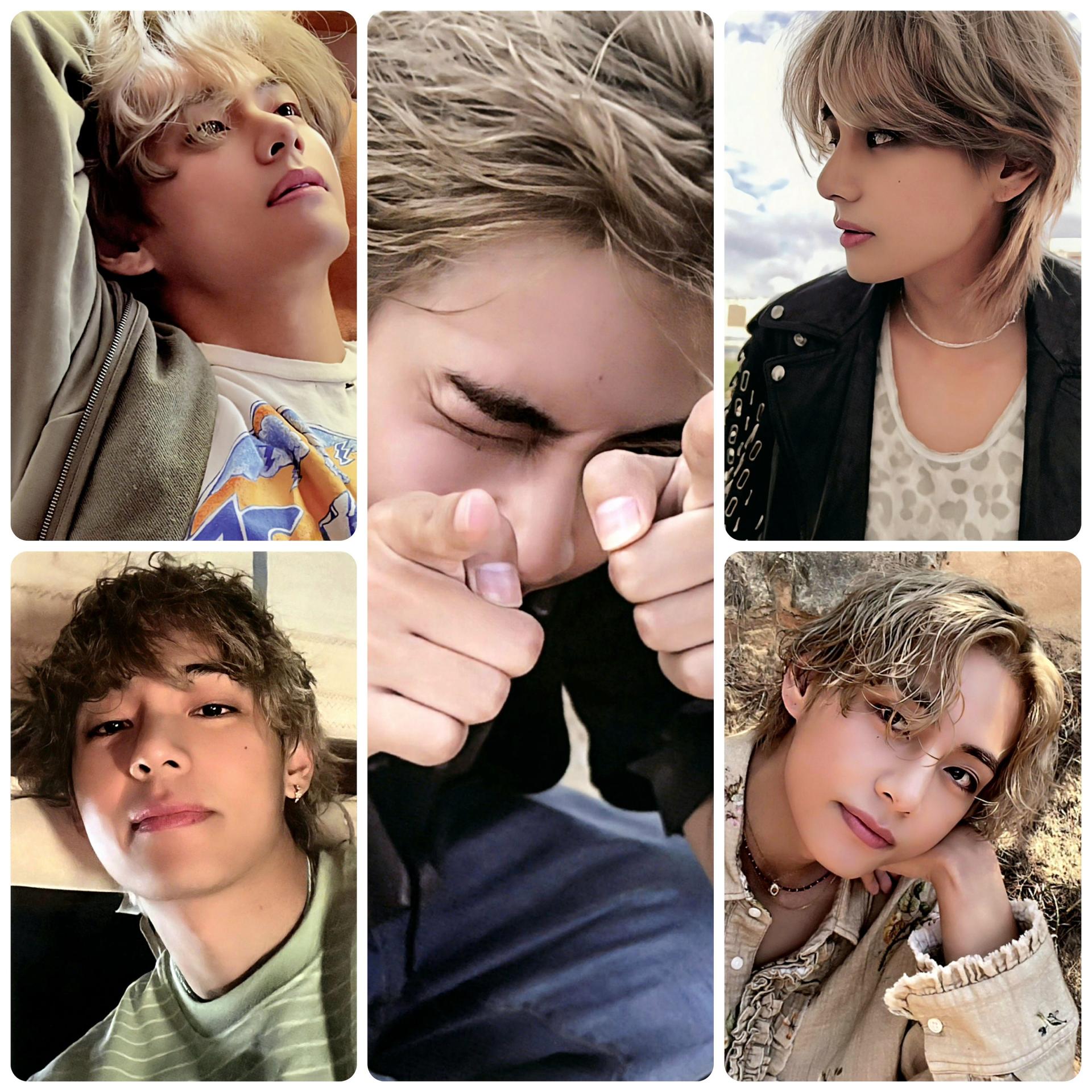 V - Layover : Purple Photocard Set