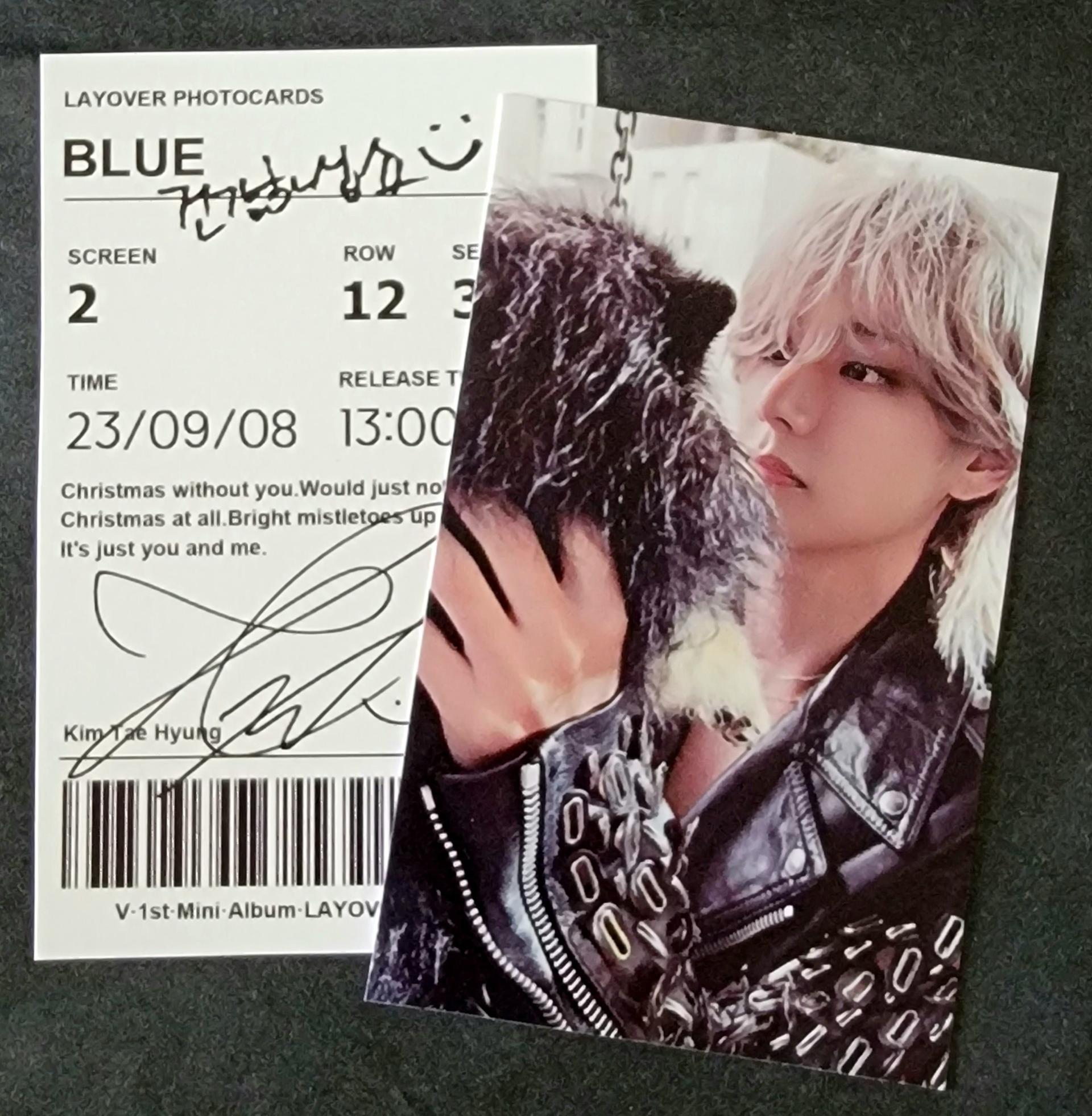 V - Layover : Green Photocard Set