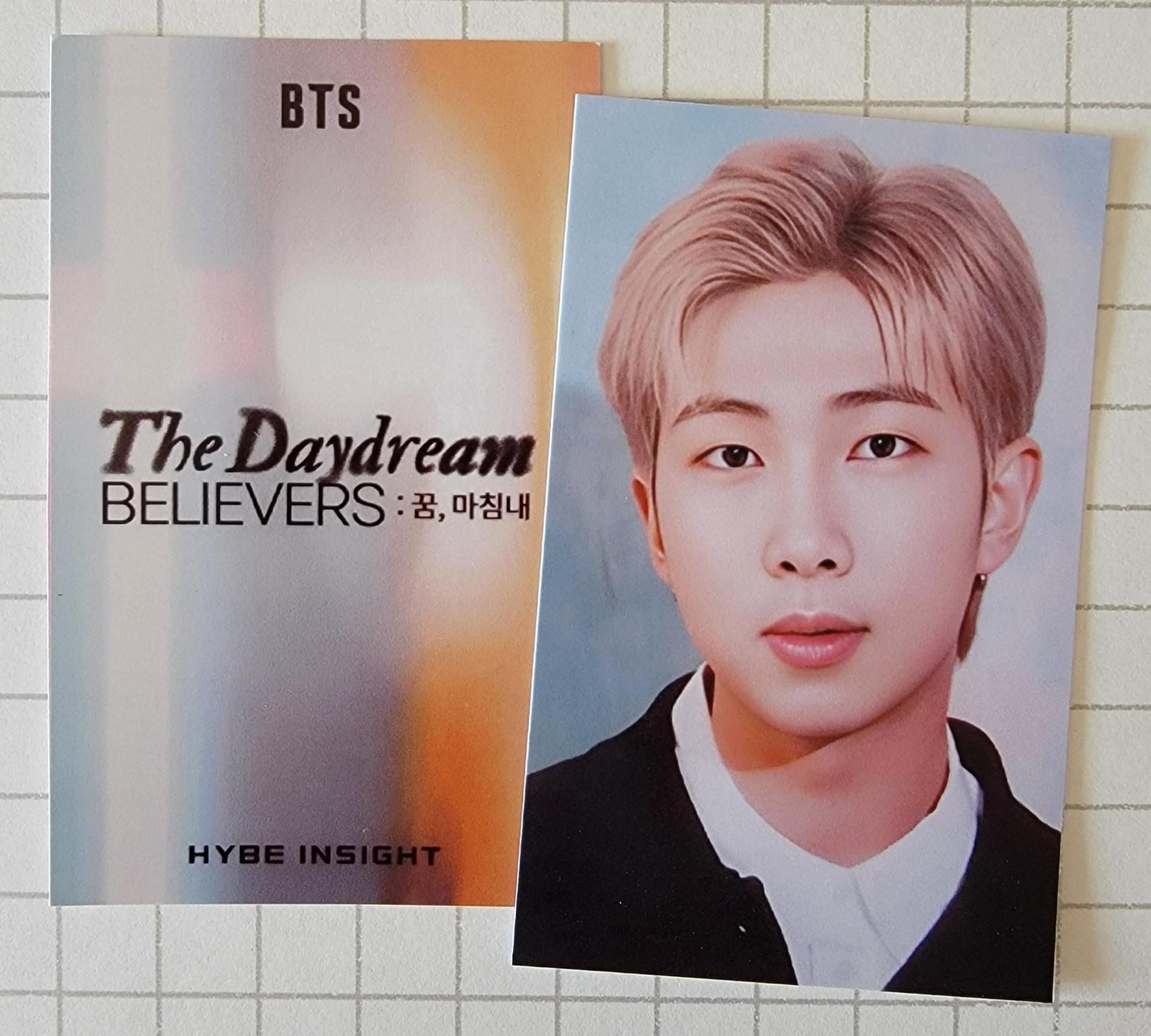 BTS - The Daydream Believers Exhibition Ticket Photocards