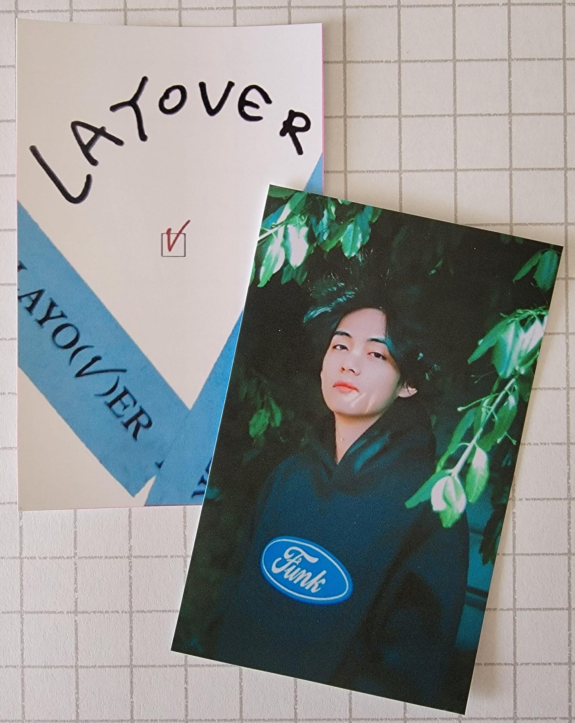 Taehyung - Layover : M2U Lucky Draw Photocards