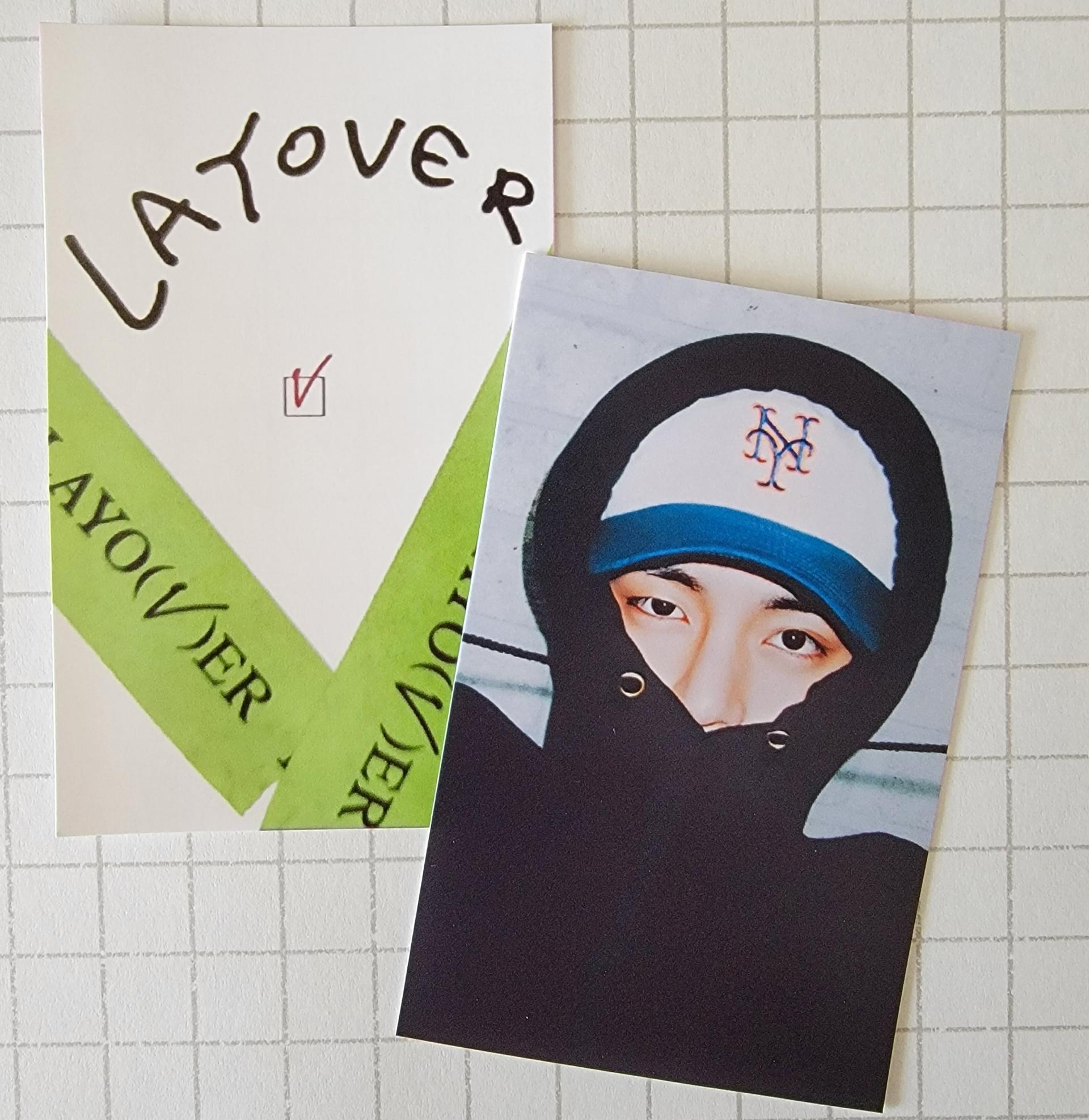 Taehyung - Layover : Soundwave Lucky Draw Photocards