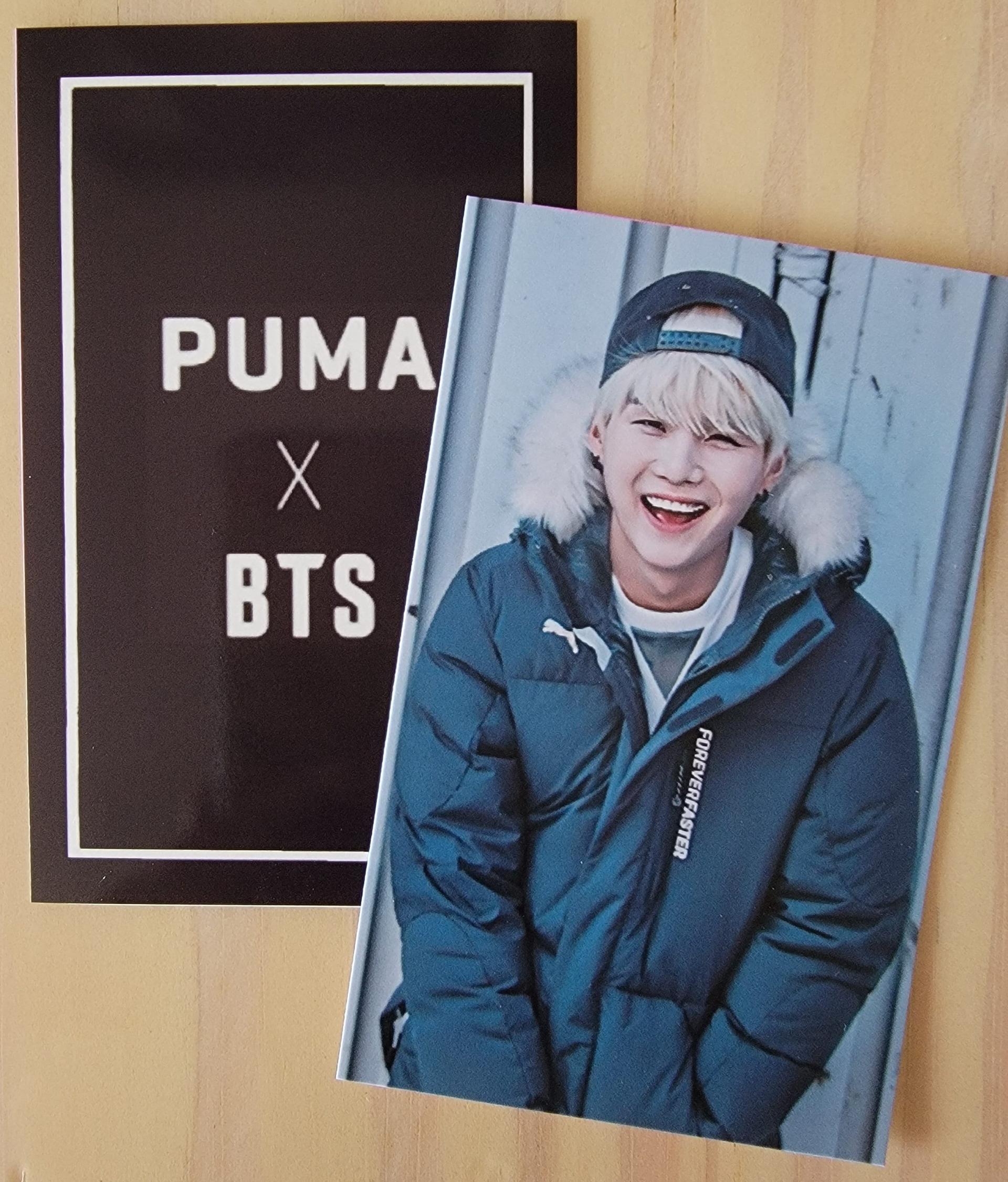 防弾少年団 BTS PUMA ポストカード 防弾少年団 BTS PUMA ポストカード