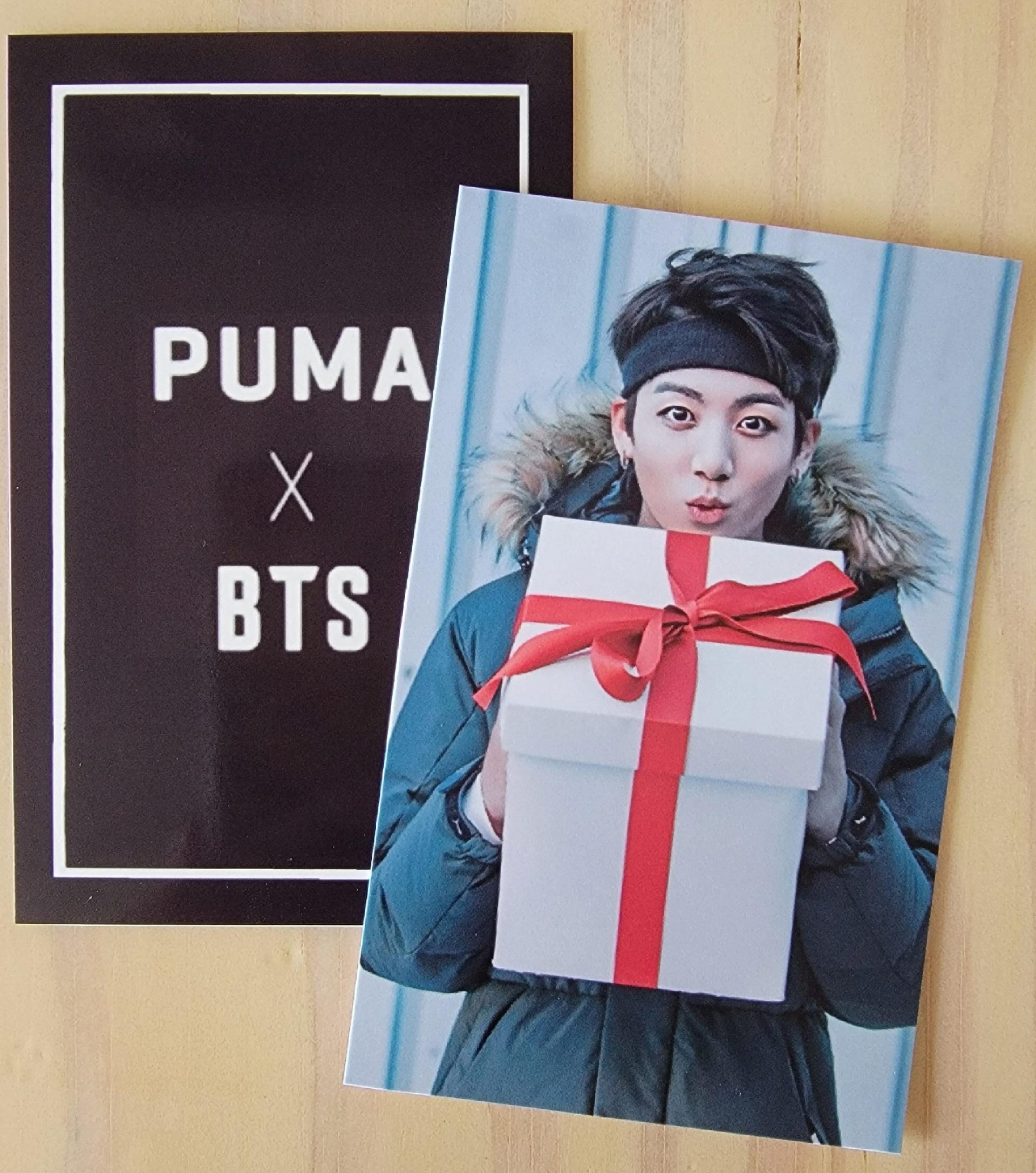 BTS X Puma 2015 Photocards