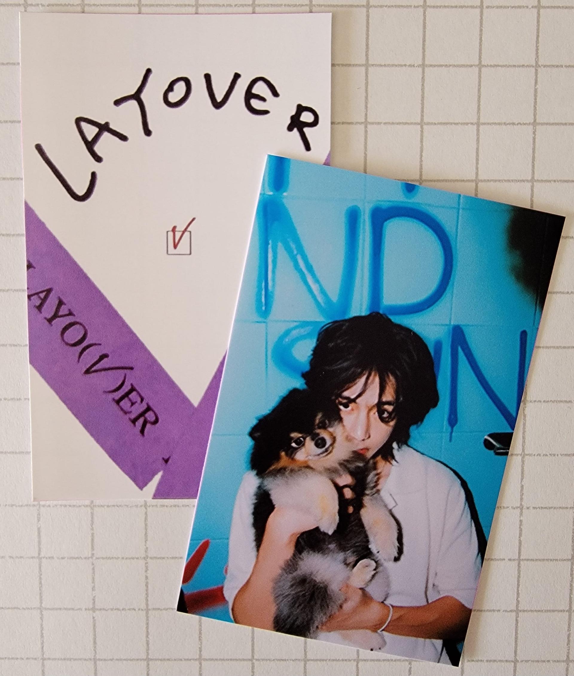 Taehyung - Layover : Powerstation Lucky Draw Photocards