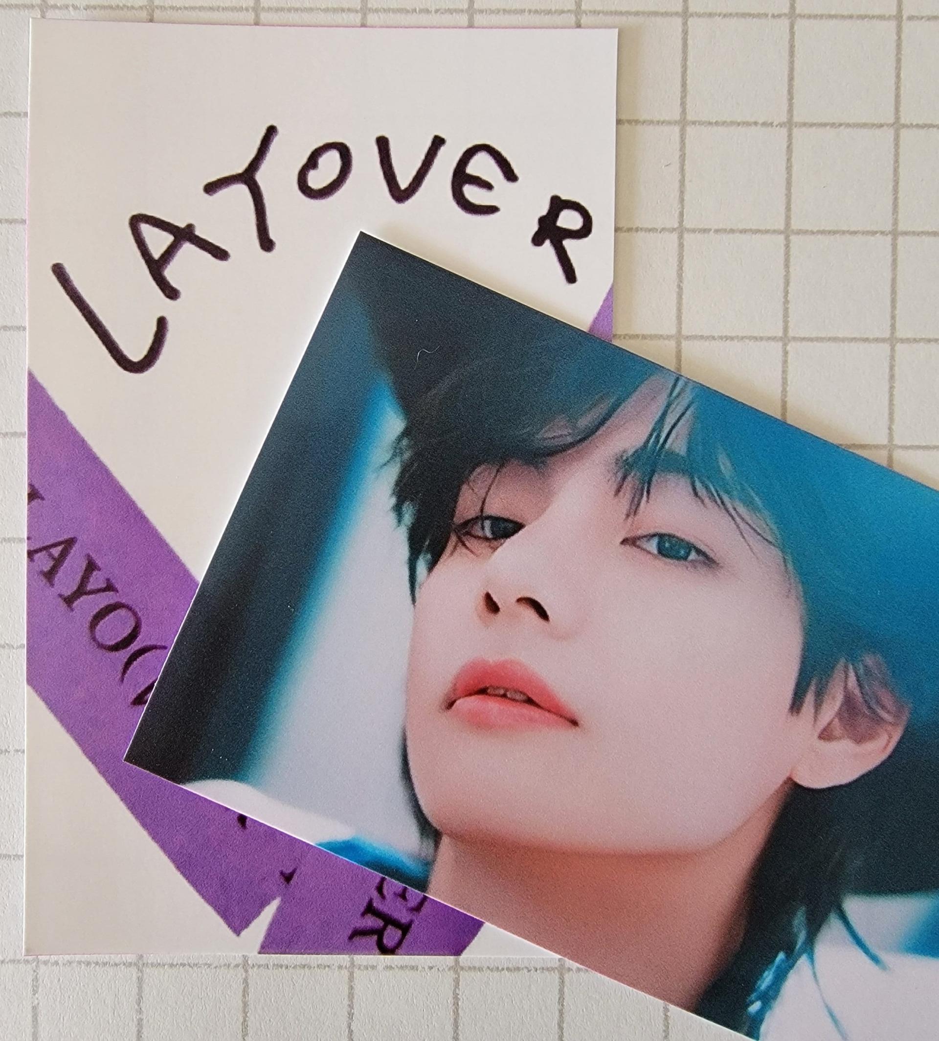 Taehyung - Layover : Powerstation Lucky Draw Photocards