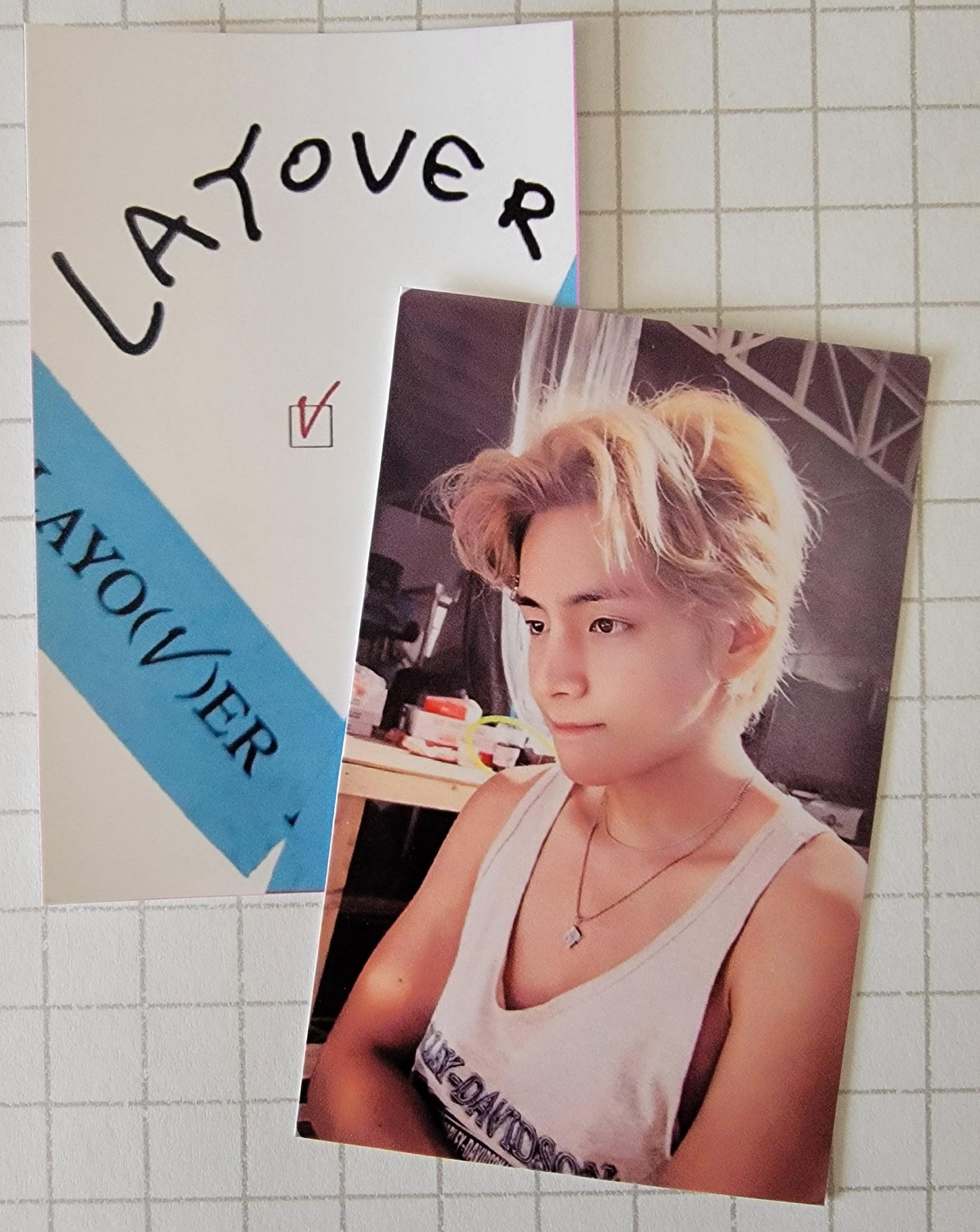 Taehyung - Layover : M2U Lucky Draw Photocards