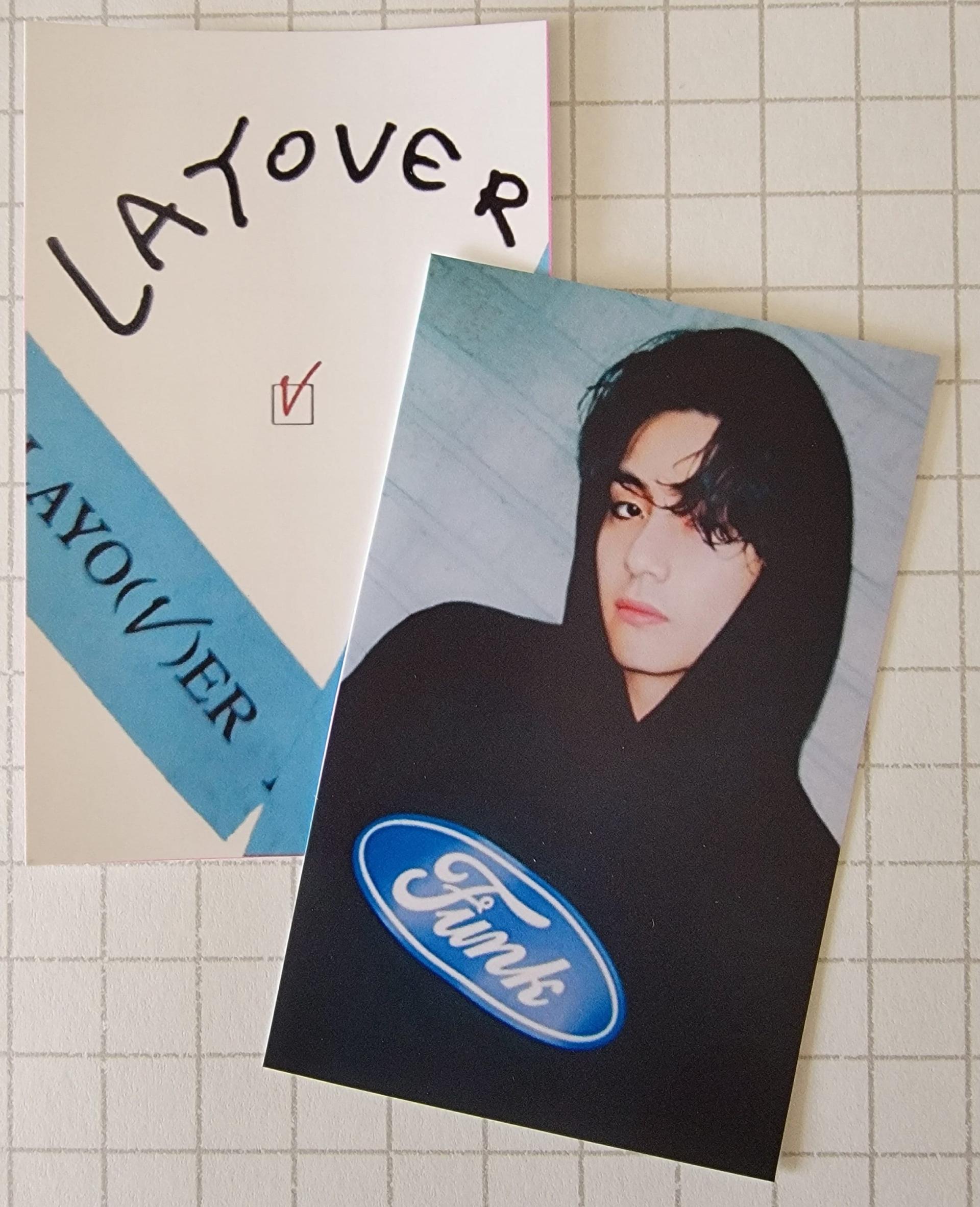 Taehyung - Layover : M2U Lucky Draw Photocards