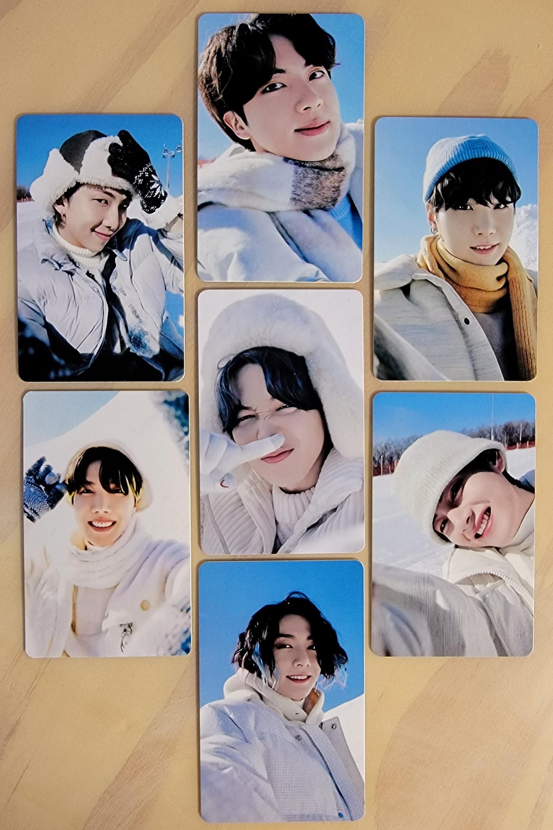 BTS - Winter Package 2021 photo cards | Stay DeLulu!