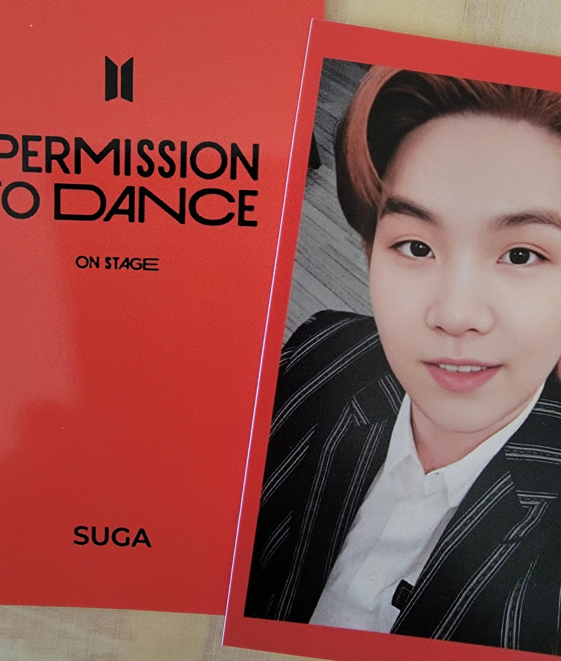 BTS - Permission to Dance DVD Charm Photo Cards
