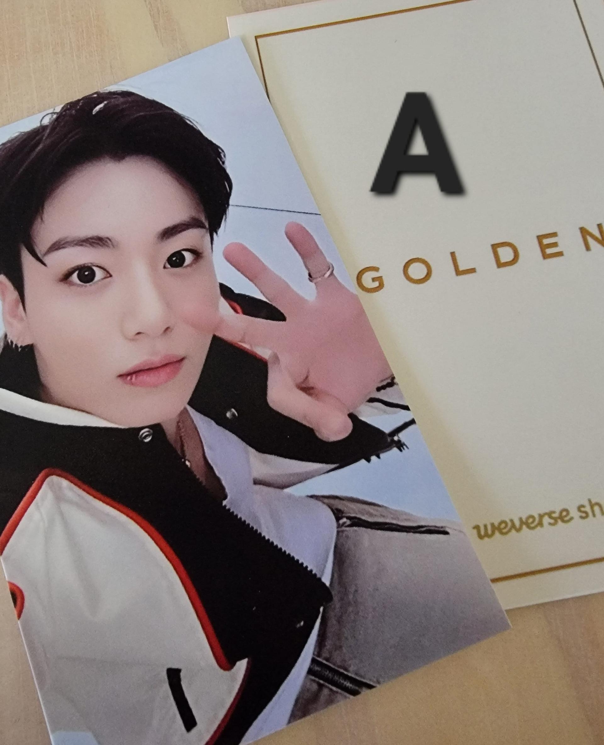 Jungkook - Golden : WE Live Onstage Lucky Draw Photo Cards