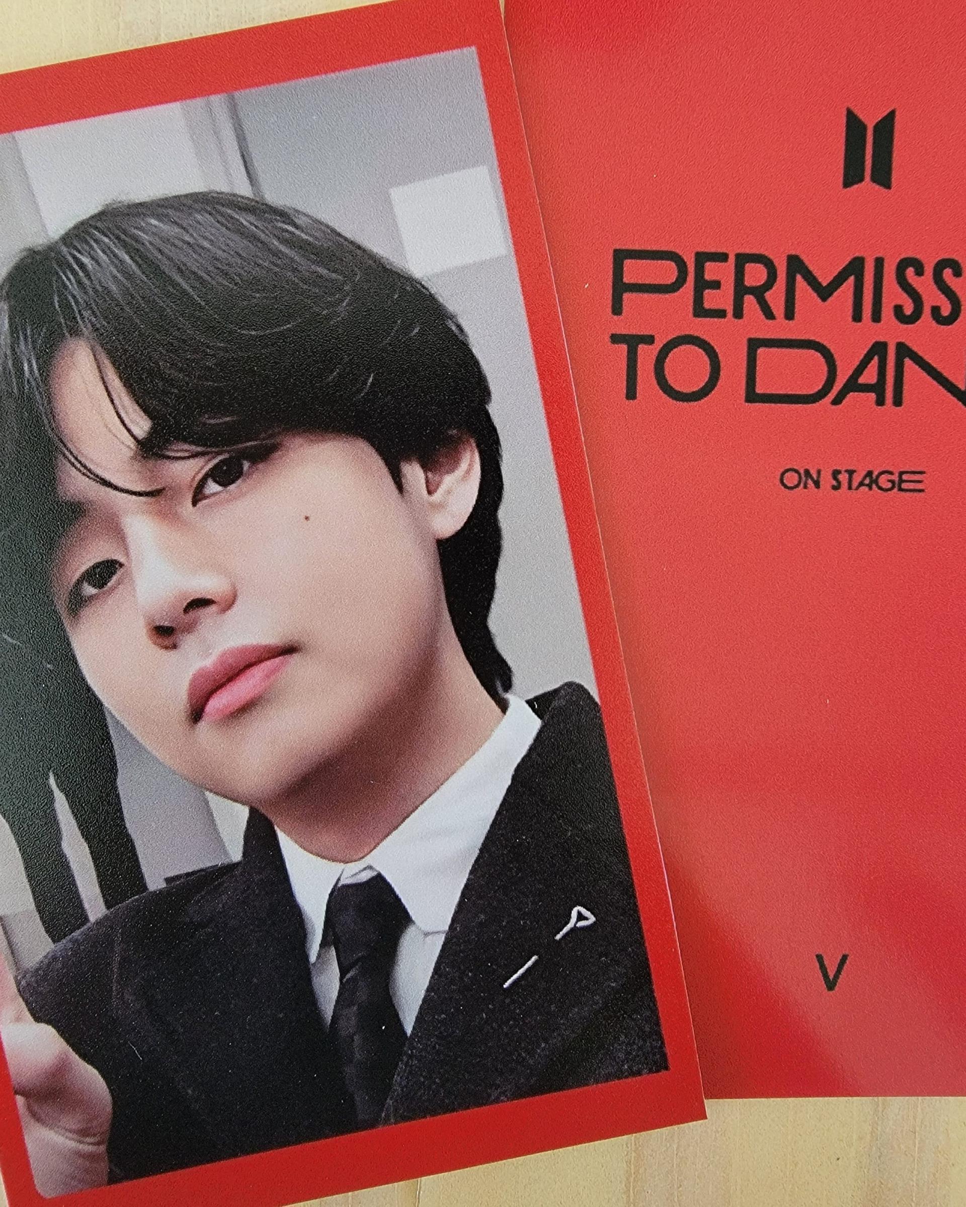 BTS - Permission to Dance DVD Charm Photo Cards