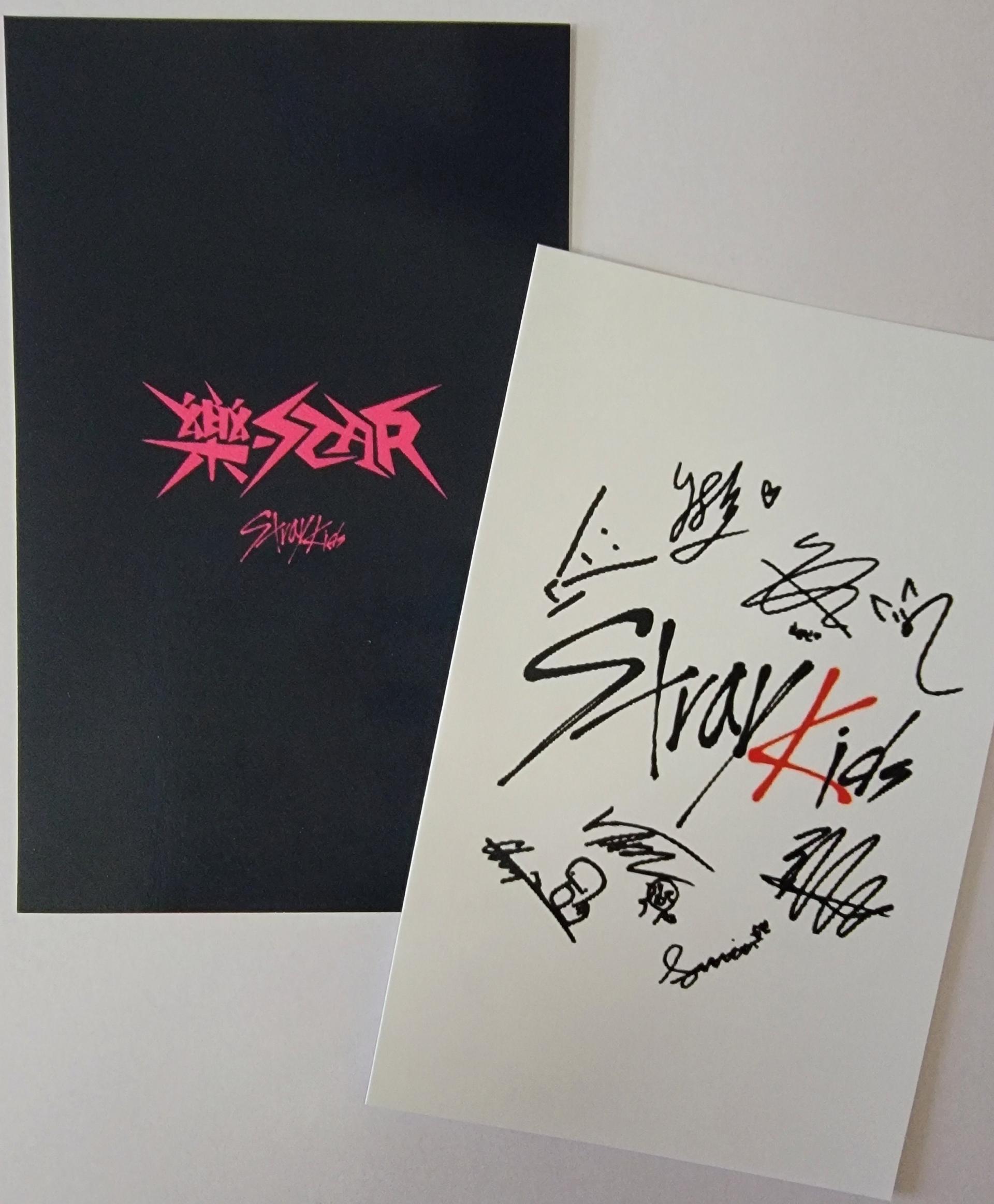 Stray Kids Rock Star 2nd week Motorcycle clothing Photocards