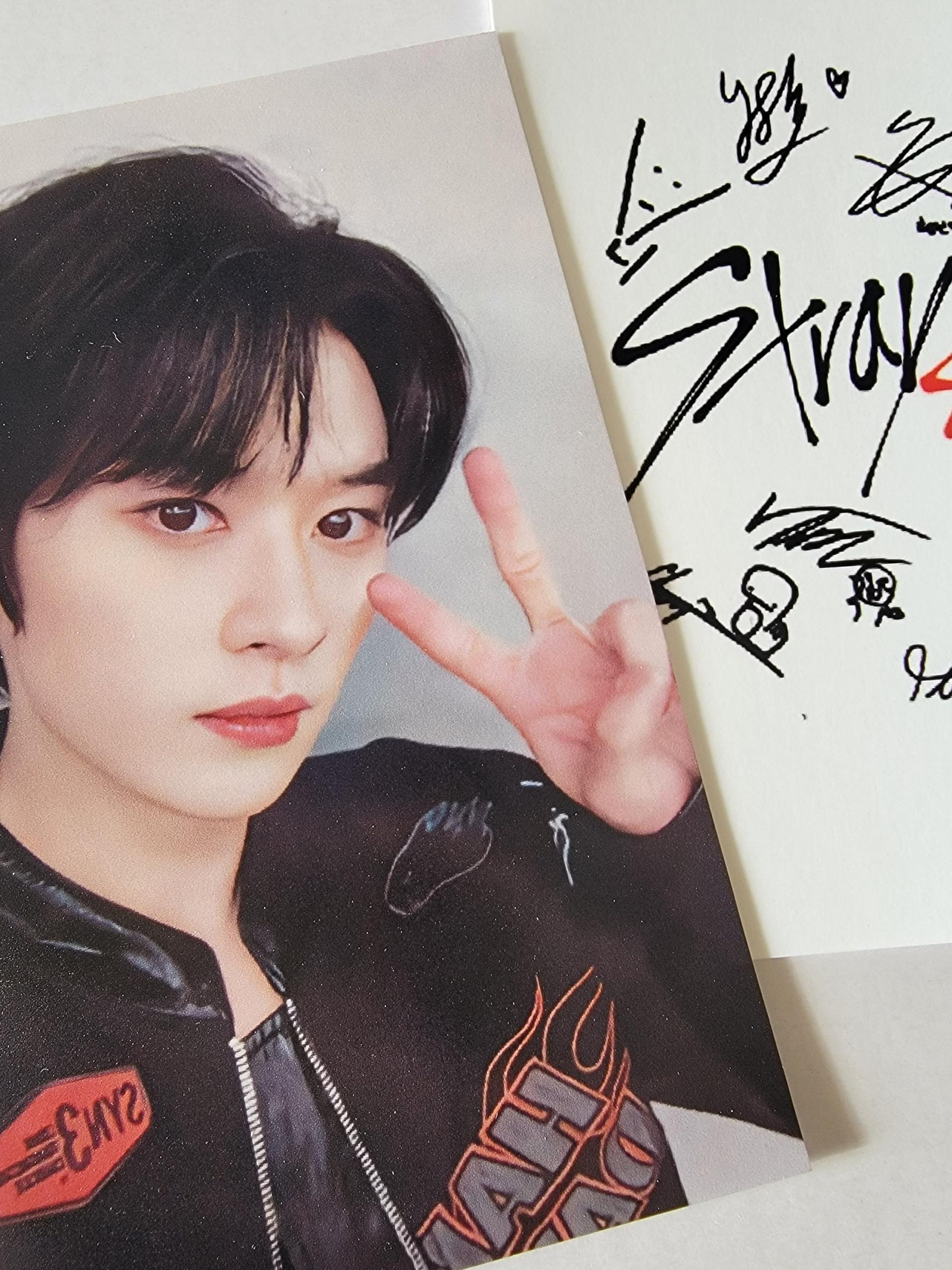 Stray Kids Rock Star 2nd week Motorcycle clothing Photocards