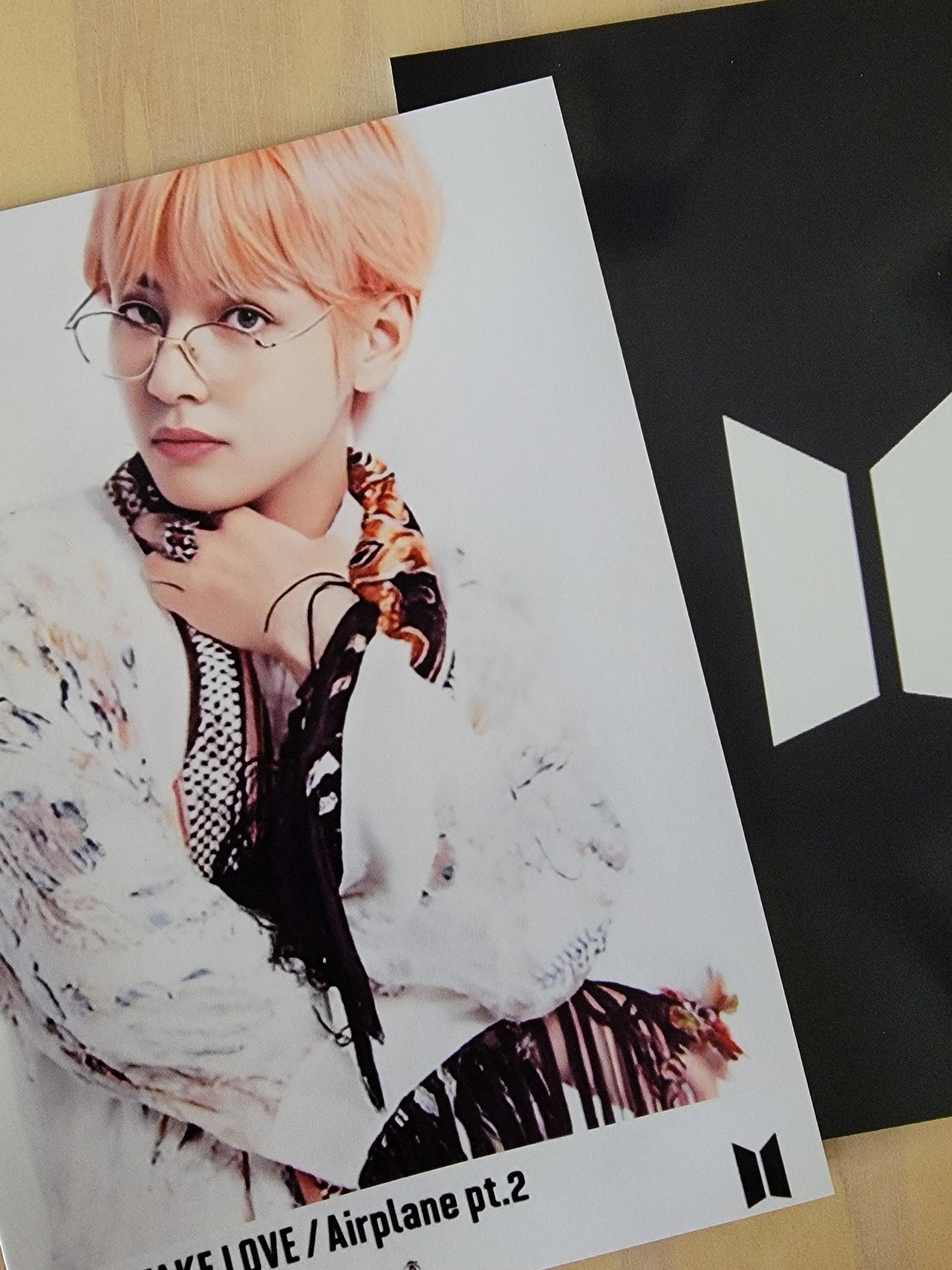 BTS - Fake Love Airplane Pt.2 Japan Postcards 2018