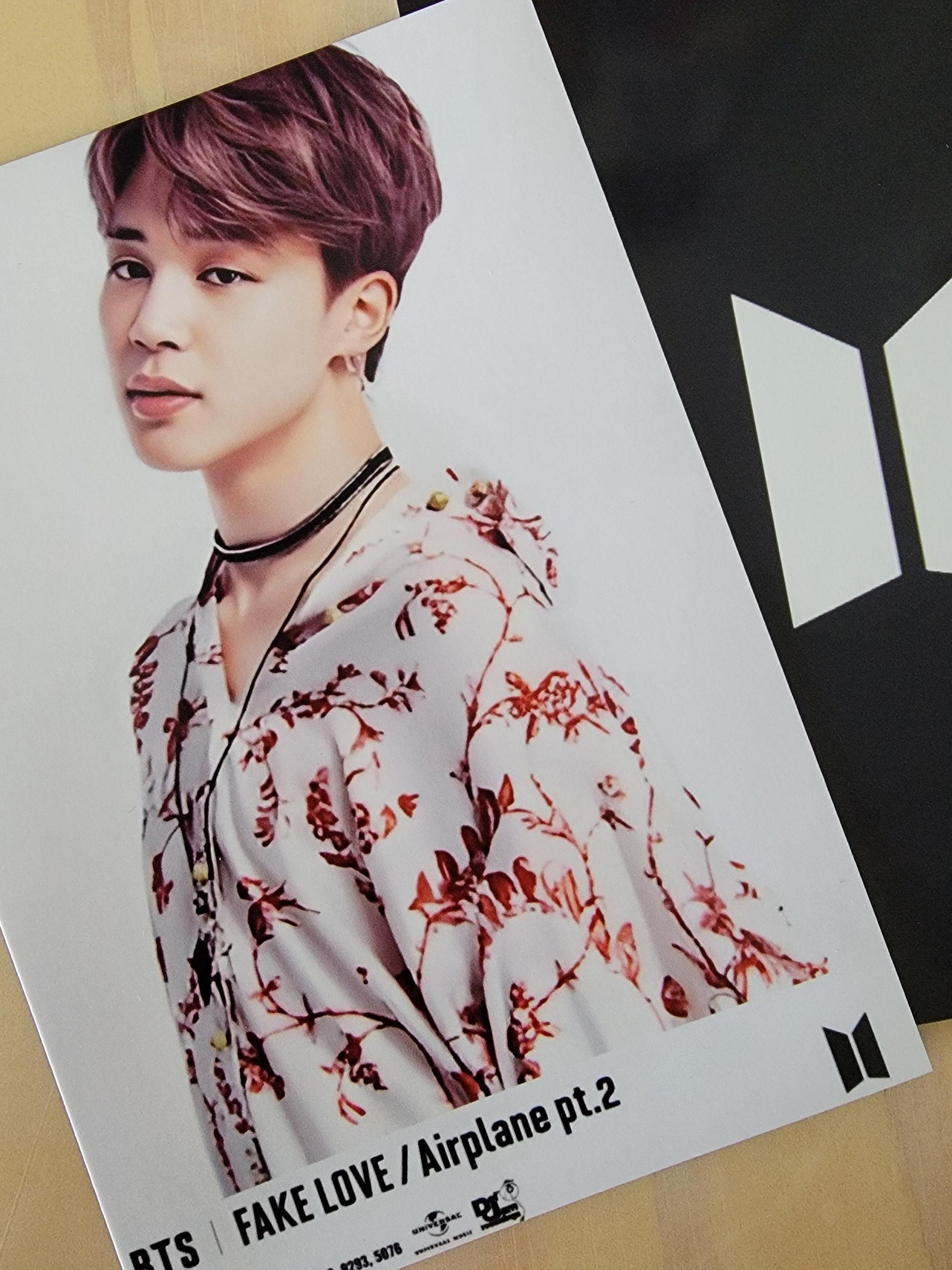 BTS - Fake Love Airplane Pt.2 Japan Postcards 2018