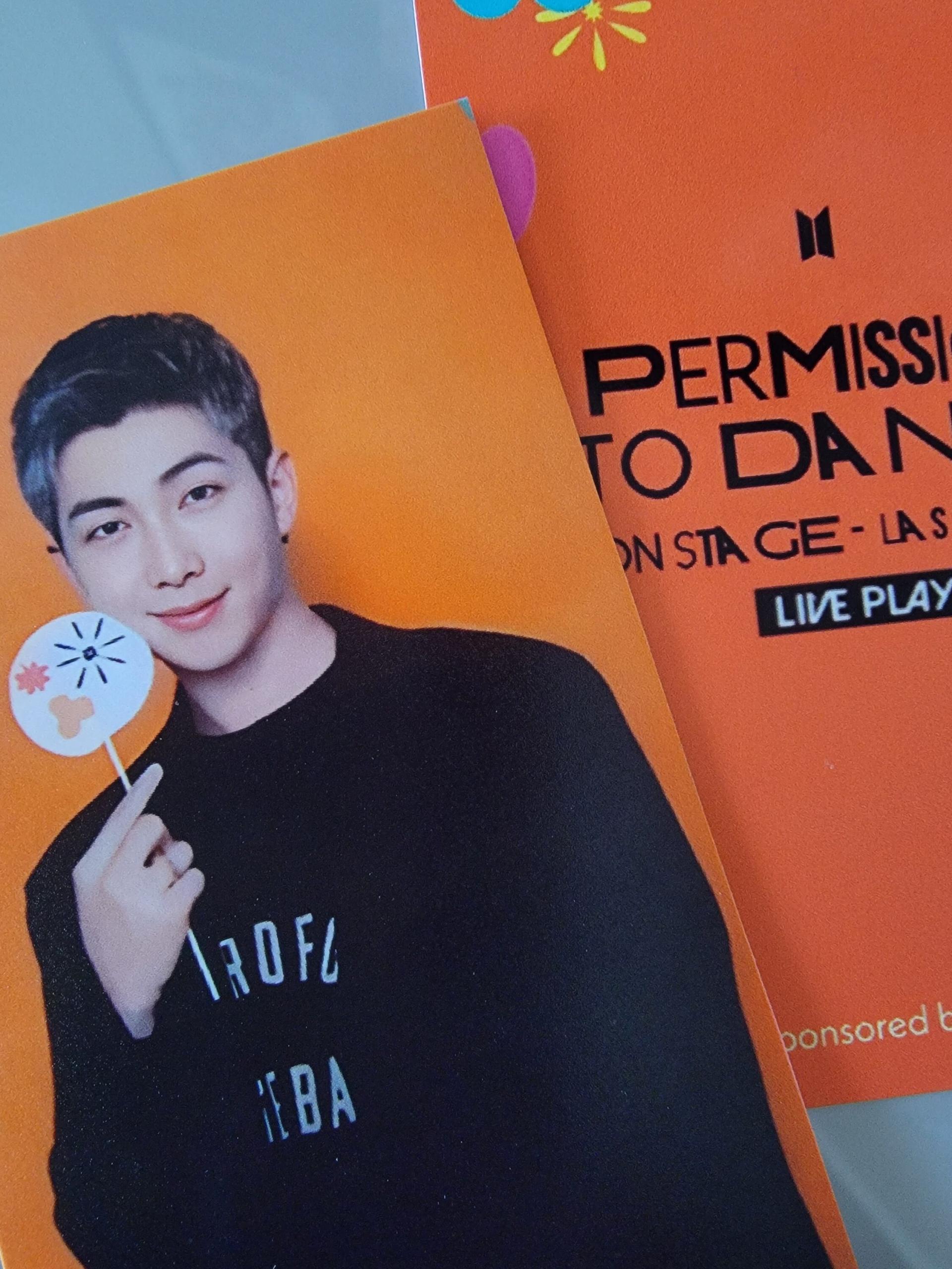 BTS - Permission to Dance Live Play Photo Cards