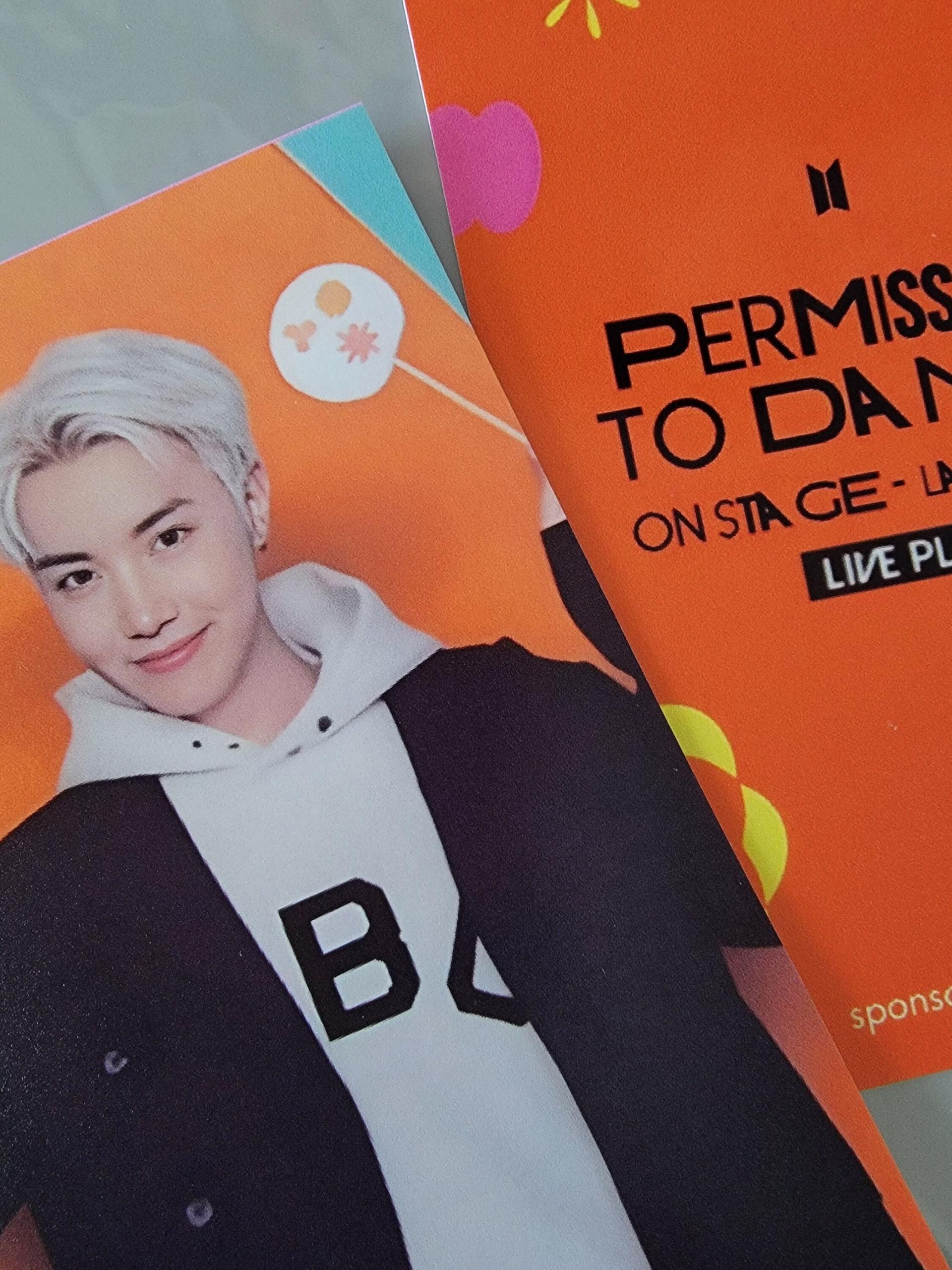 BTS - Permission to Dance Live Play Photo Cards
