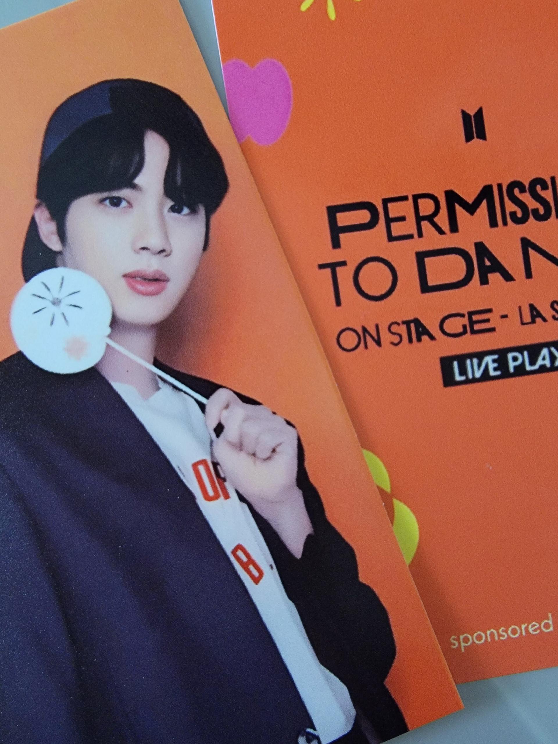 BTS - Permission to Dance Live Play Photo Cards