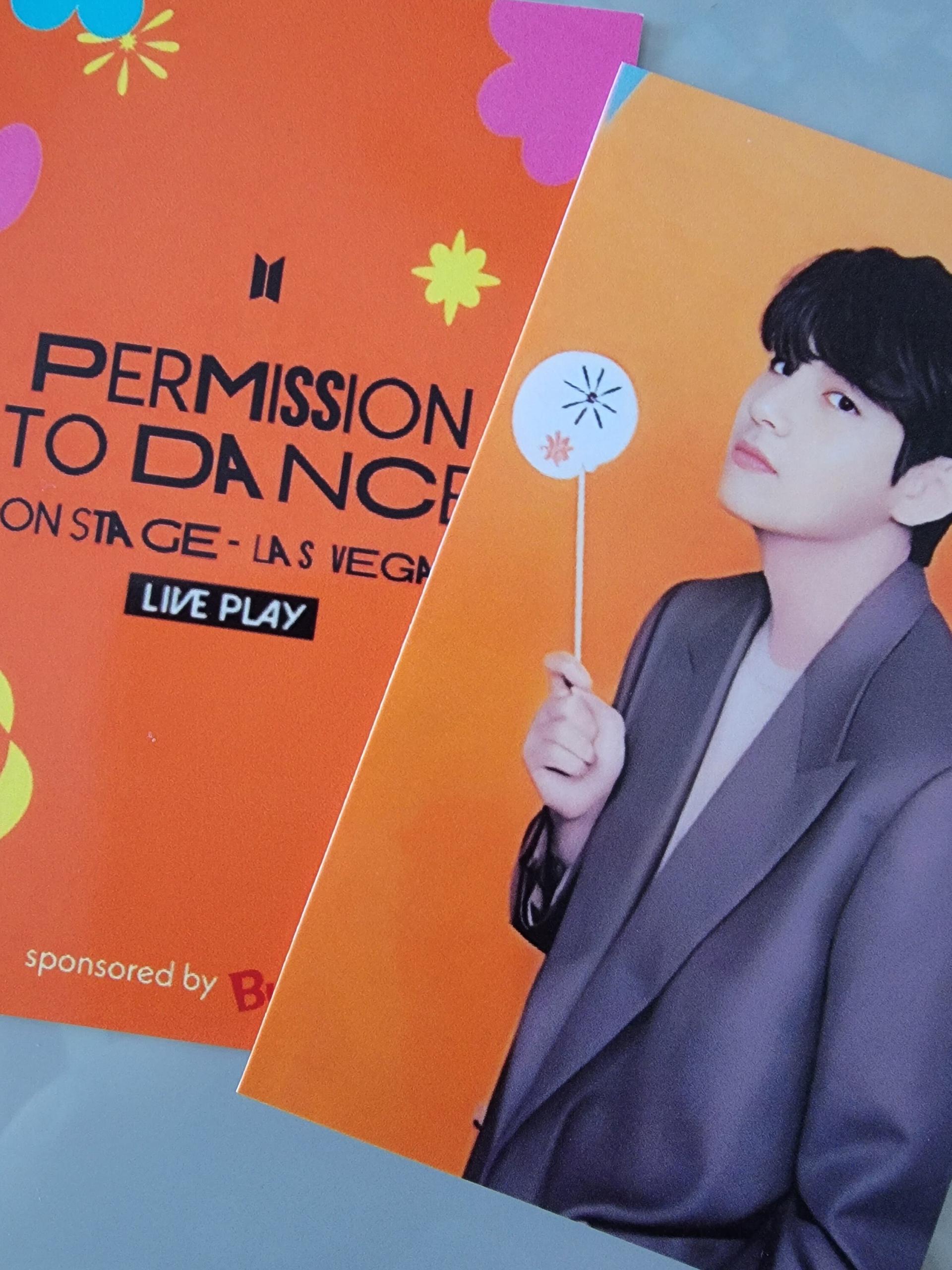 BTS - Permission to Dance Live Play Photo Cards