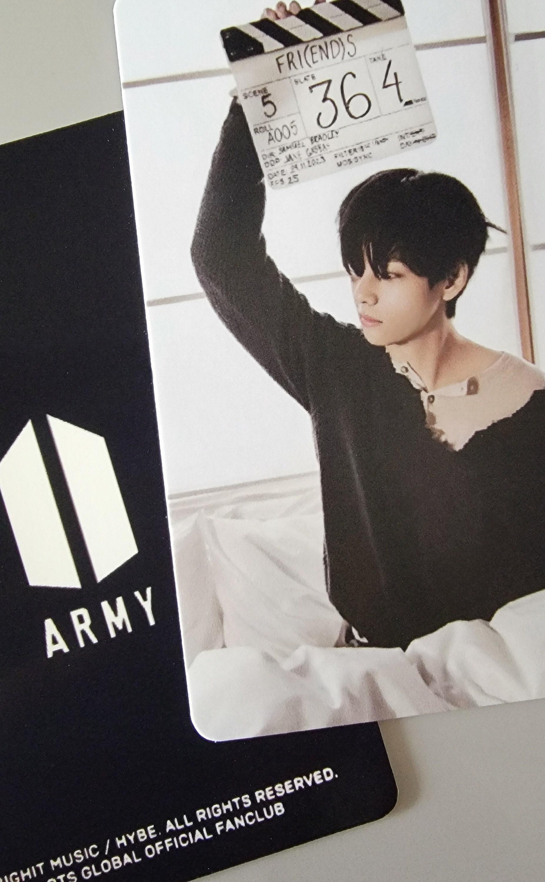 Taehyung : Japan FC Lottery fri(end)s Photo Card